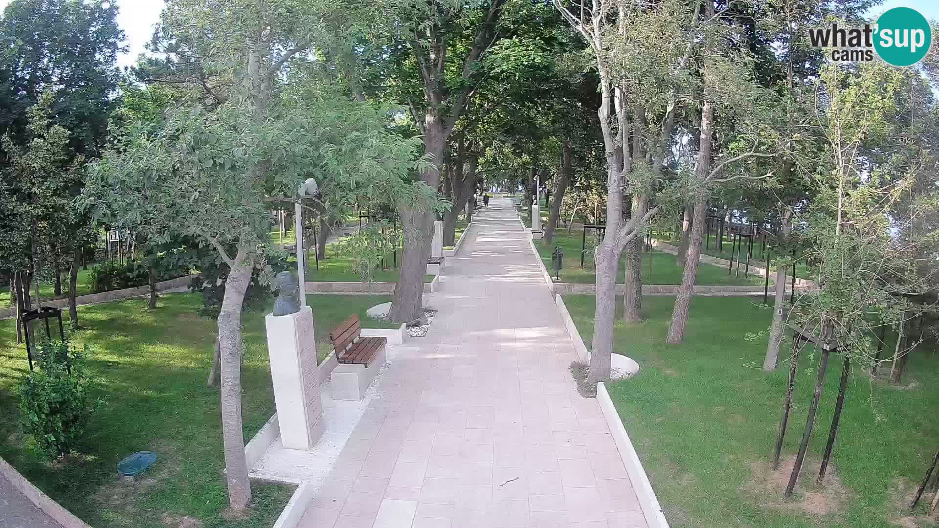 Writers’ Park Webcam Senj – Live by the Sea