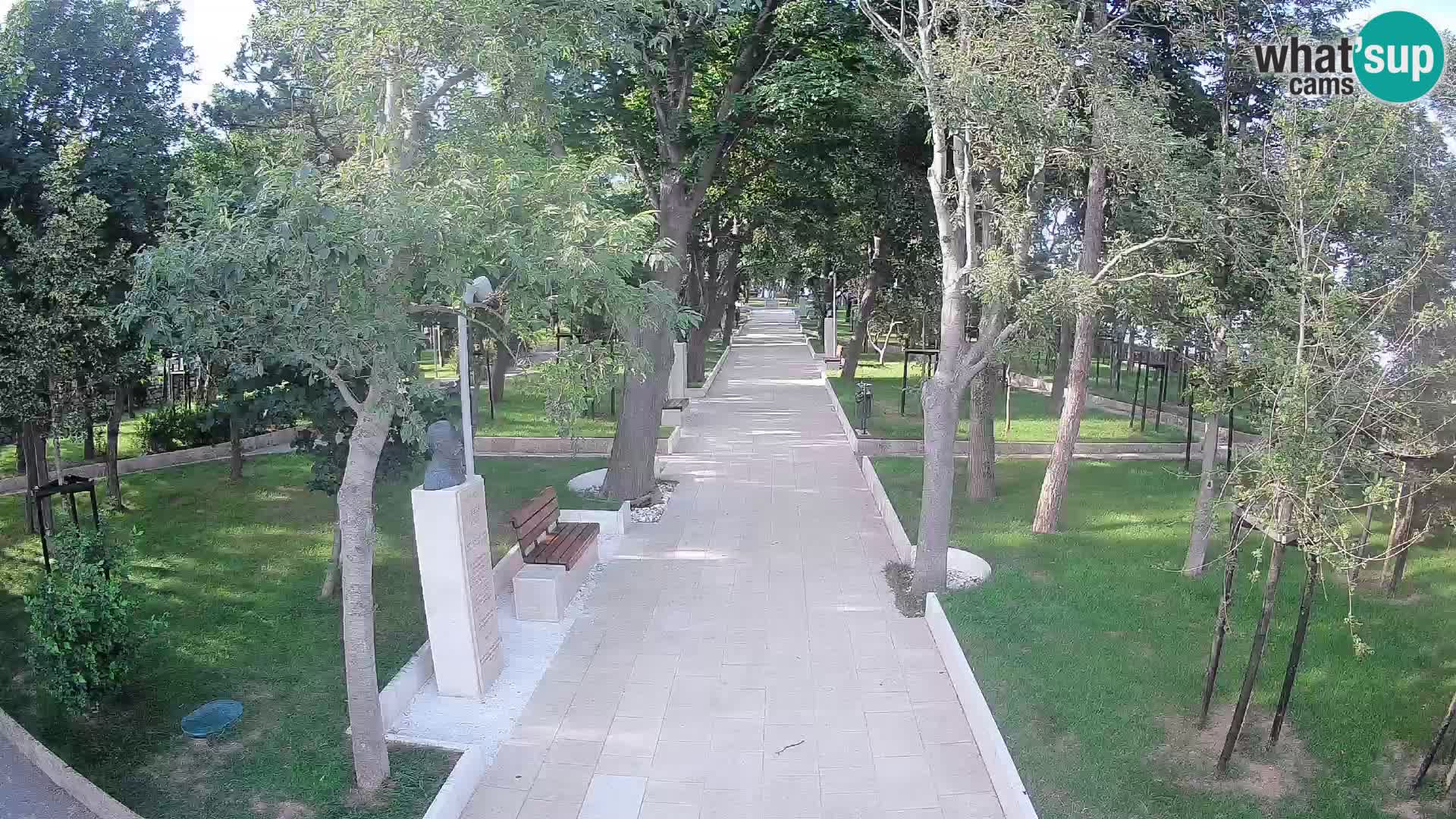 Writers’ Park Webcam Senj – Live by the Sea