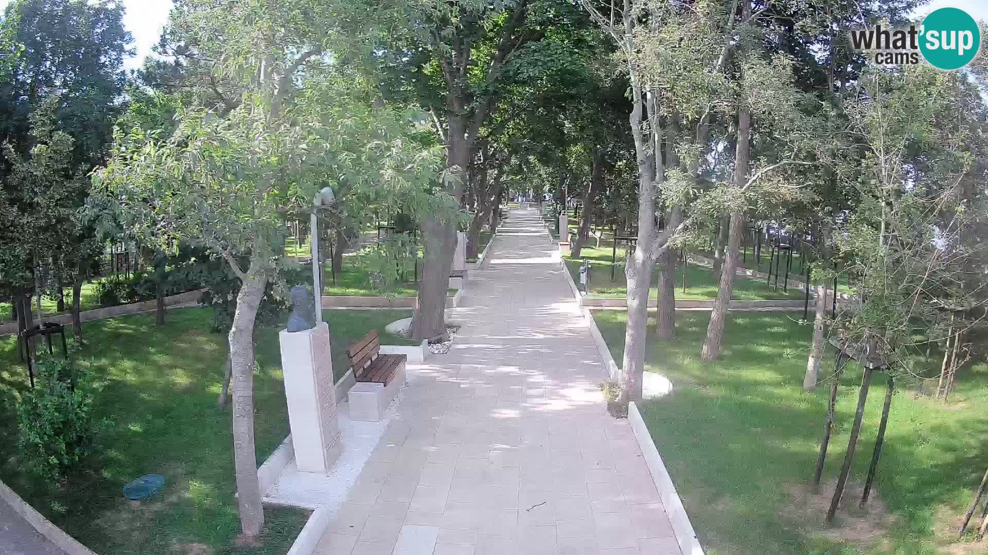 Writers’ Park Webcam Senj – Live by the Sea