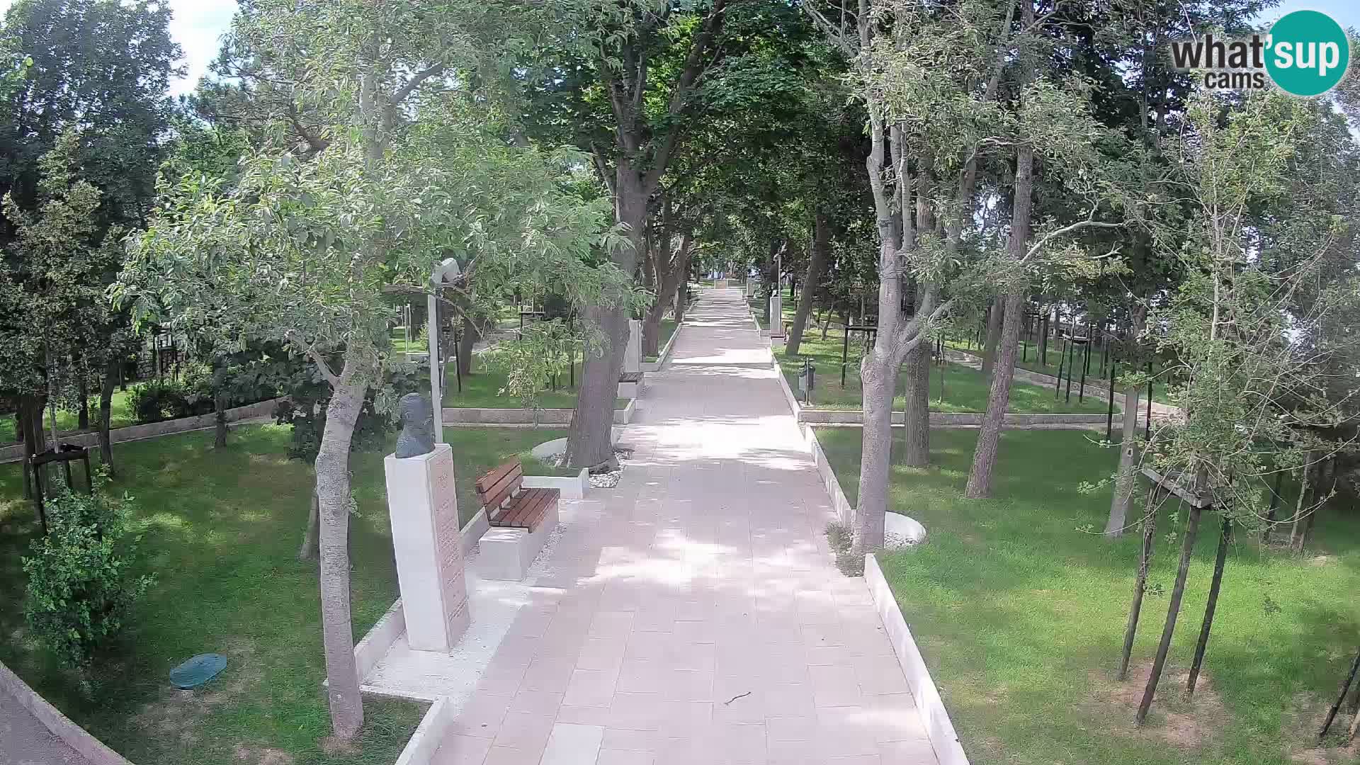 Writers’ Park Webcam Senj – Live by the Sea