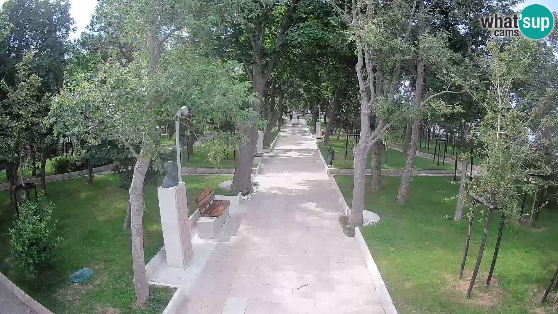 Writers’ Park Webcam Senj – Live by the Sea