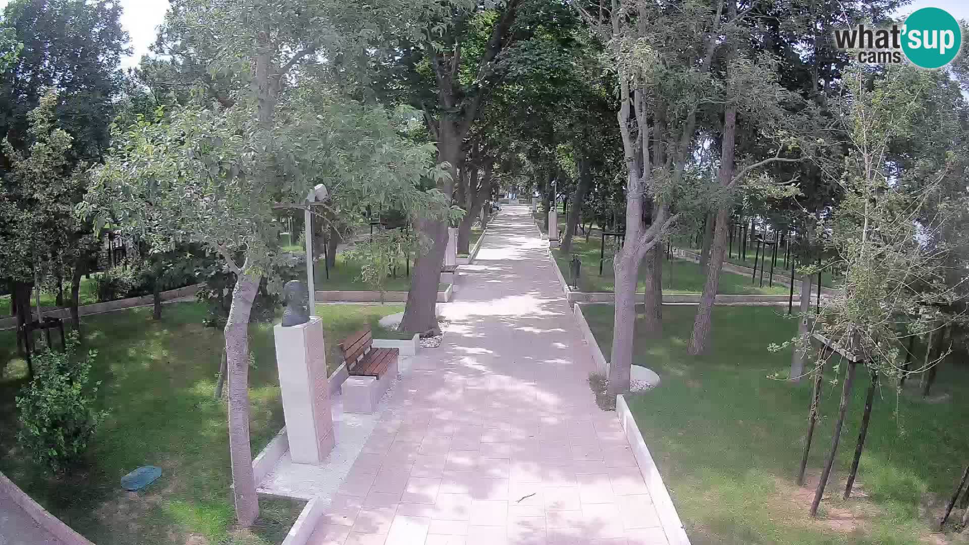 Writers’ Park Webcam Senj – Live by the Sea