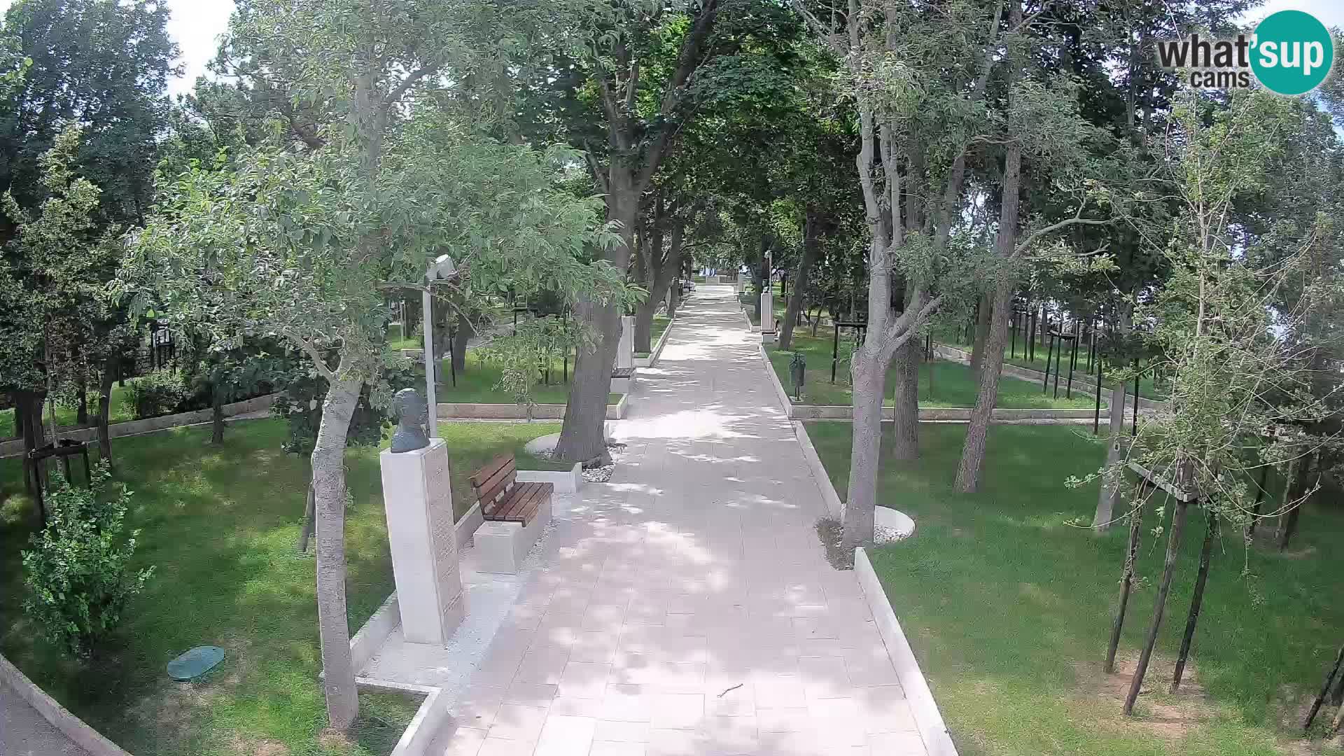 Writers’ Park Webcam Senj – Live by the Sea