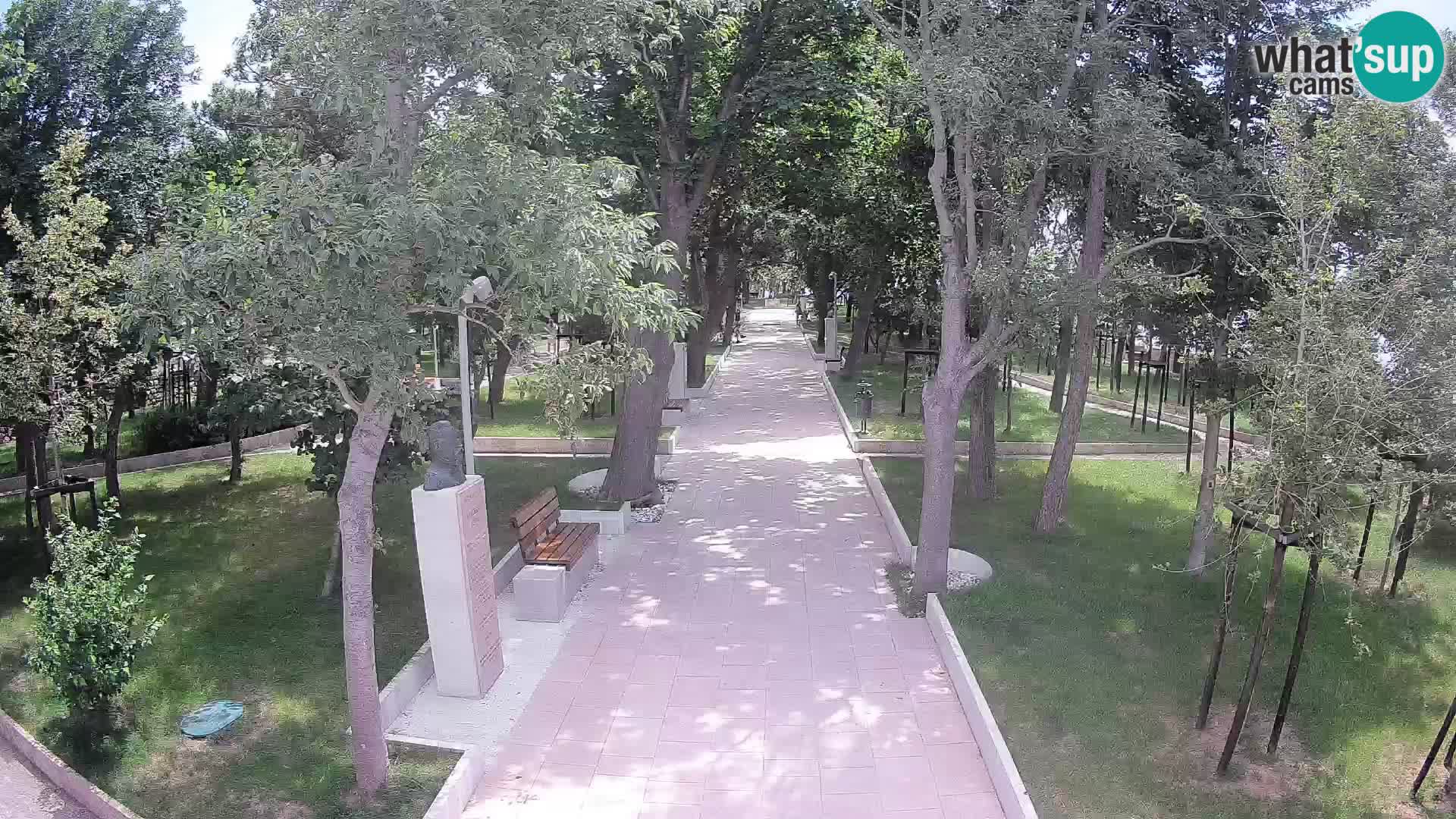 Writers’ Park Webcam Senj – Live by the Sea