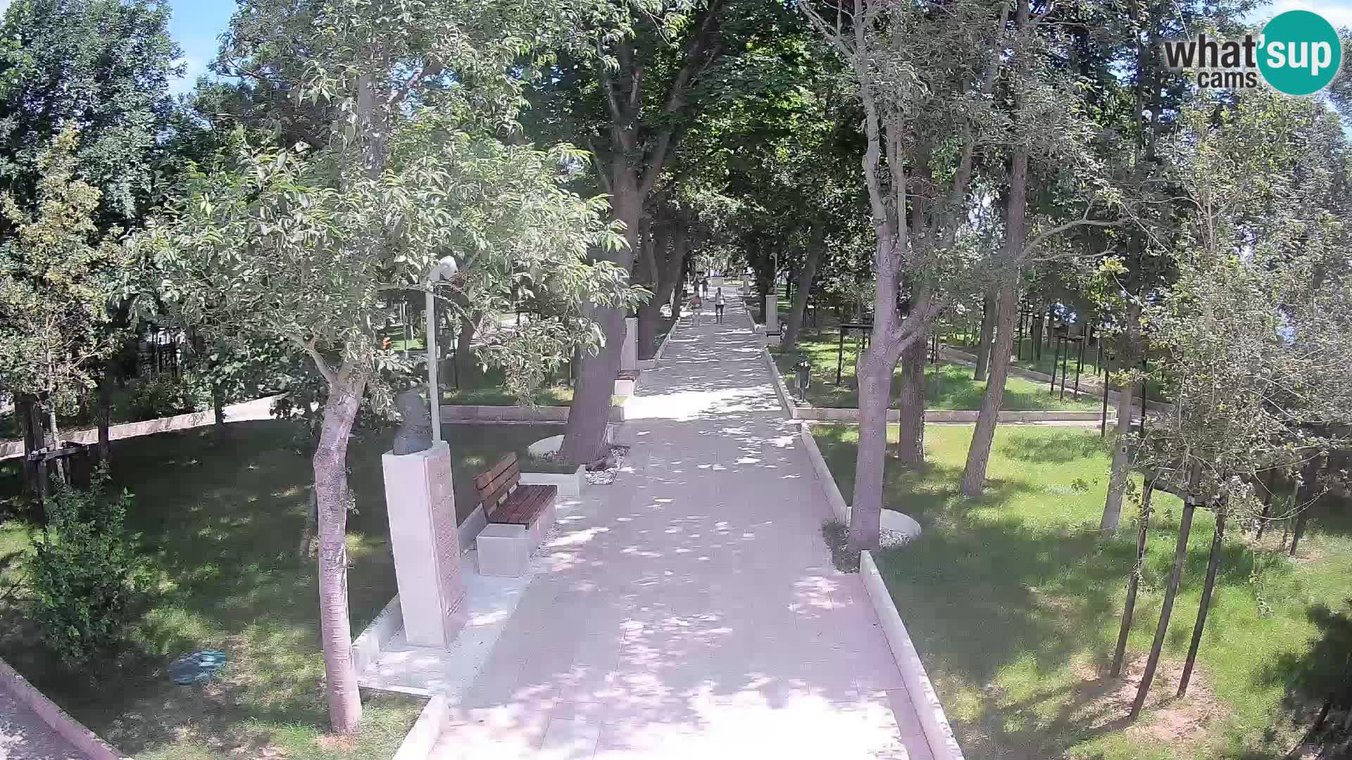 Writers’ Park Webcam Senj – Live by the Sea