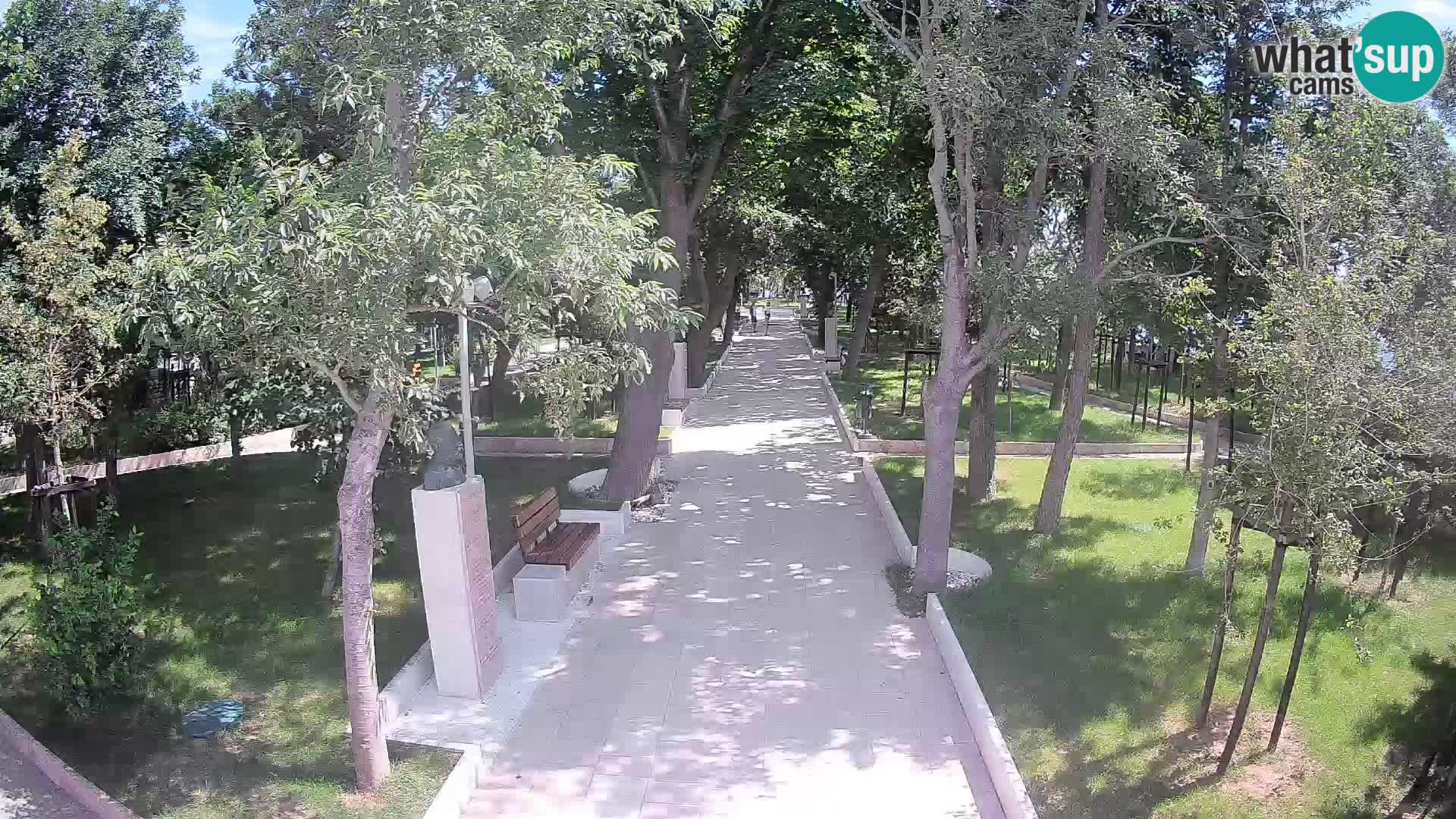Writers’ Park Webcam Senj – Live by the Sea