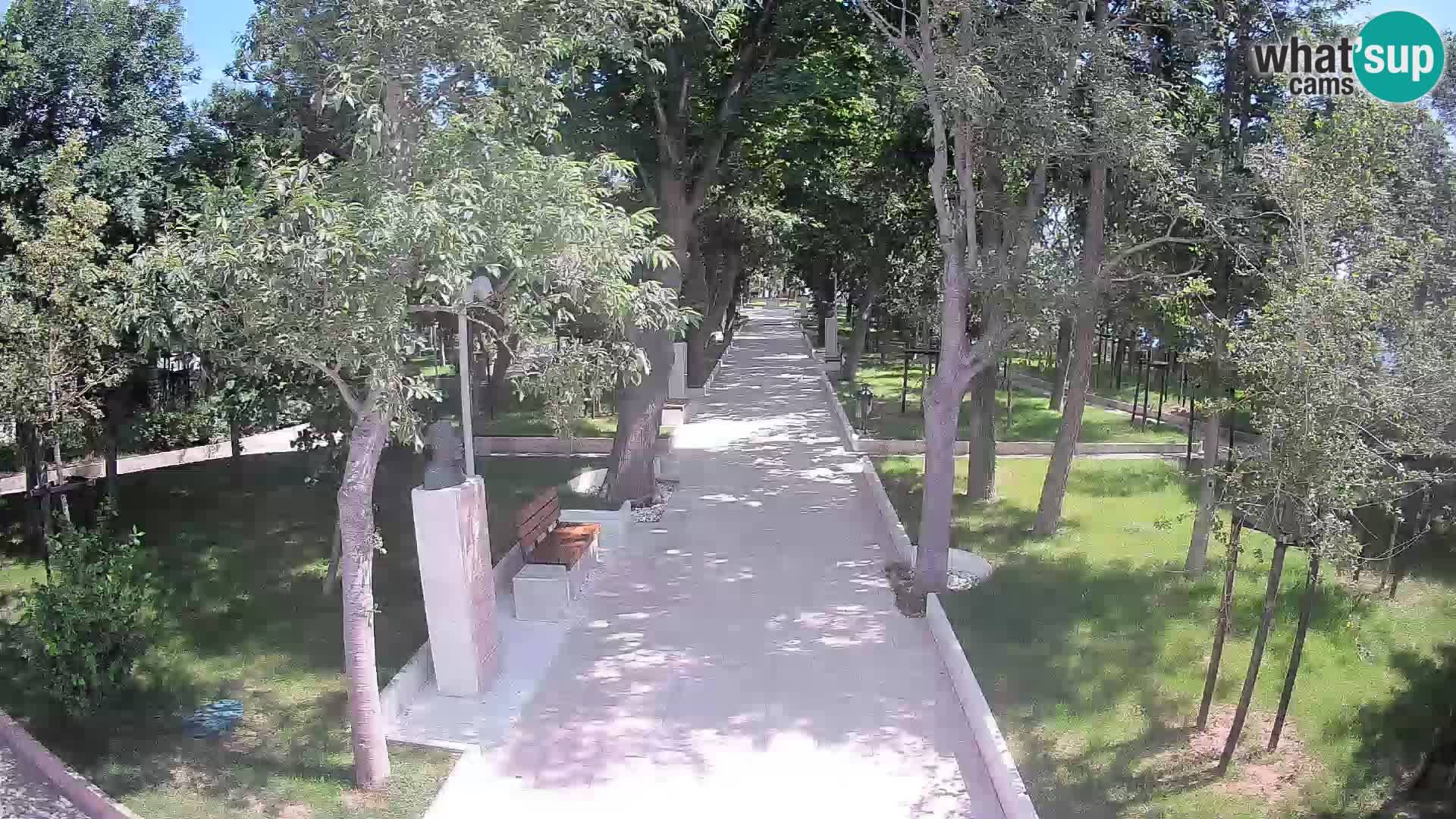 Writers’ Park Webcam Senj – Live by the Sea