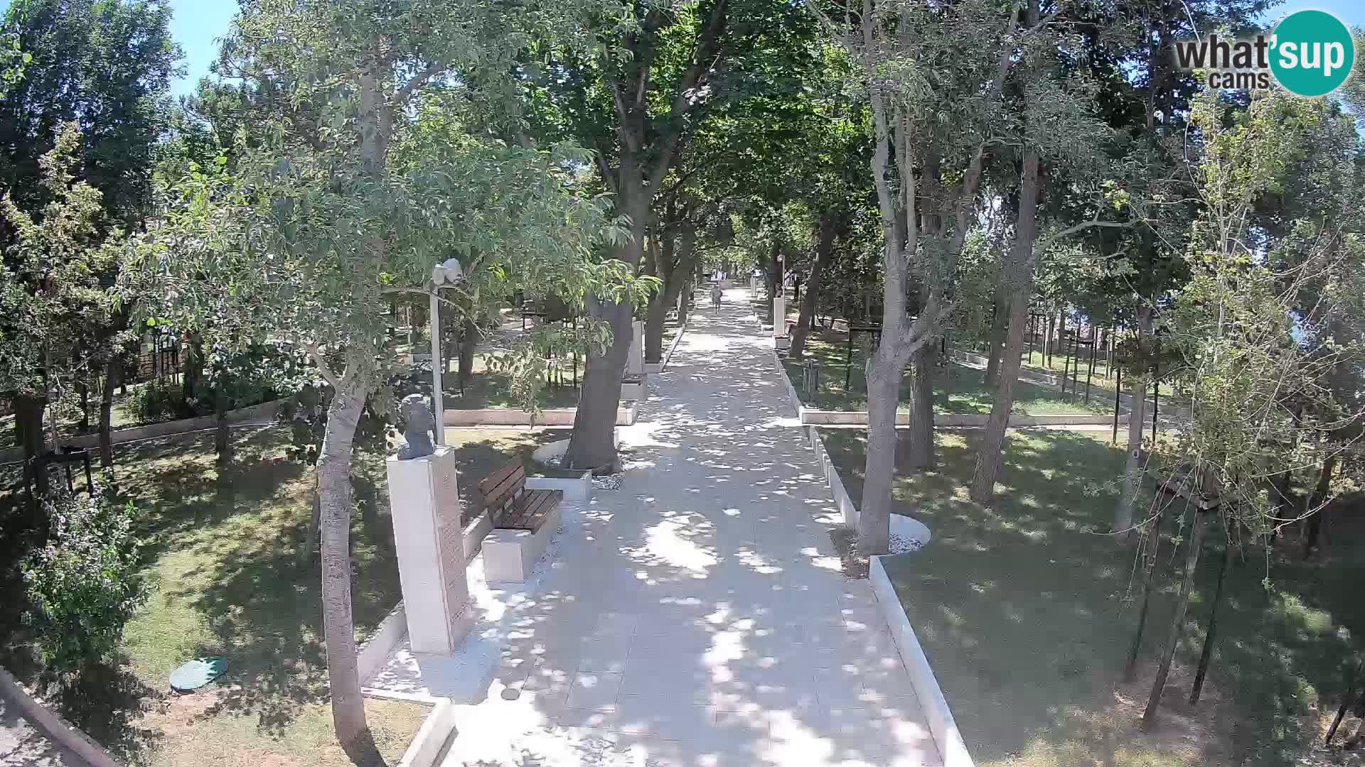 Writers’ Park Webcam Senj – Live by the Sea