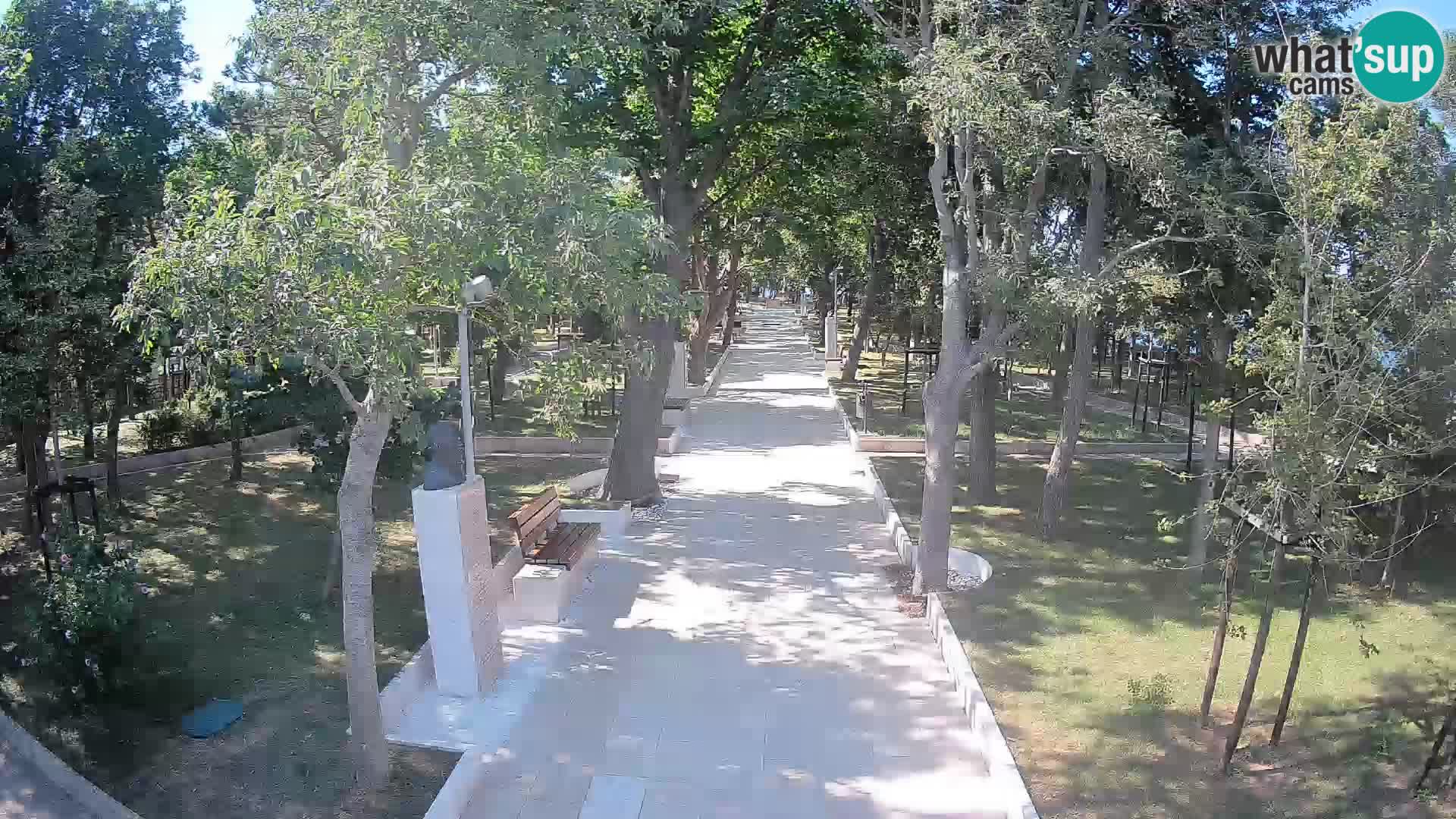 Writers’ Park Webcam Senj – Live by the Sea
