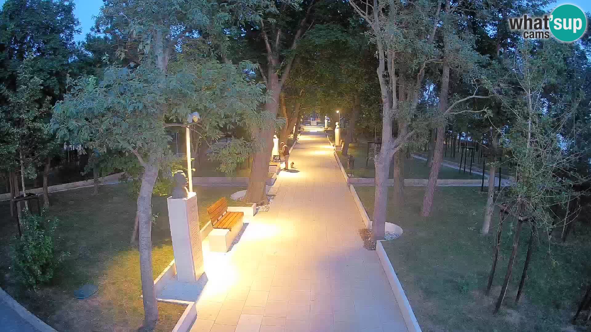 Writers’ Park Webcam Senj – Live by the Sea