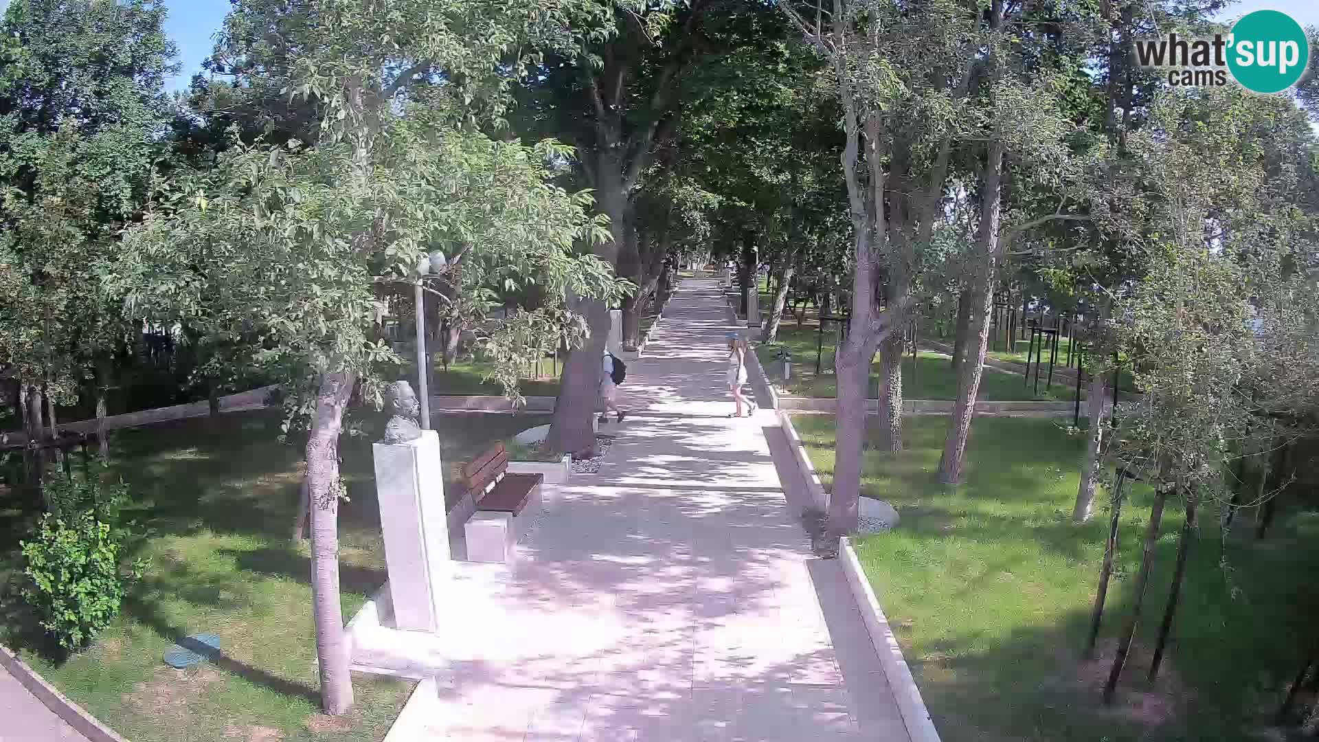 Writers’ Park Webcam Senj – Live by the Sea