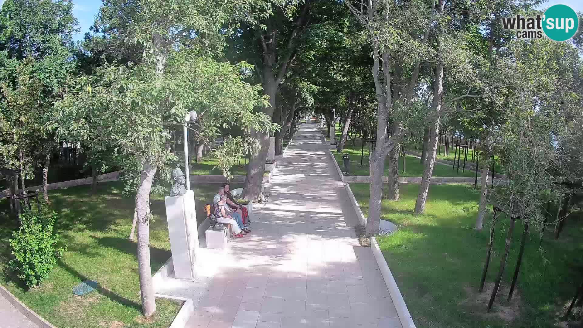 Writers’ Park Webcam Senj – Live by the Sea