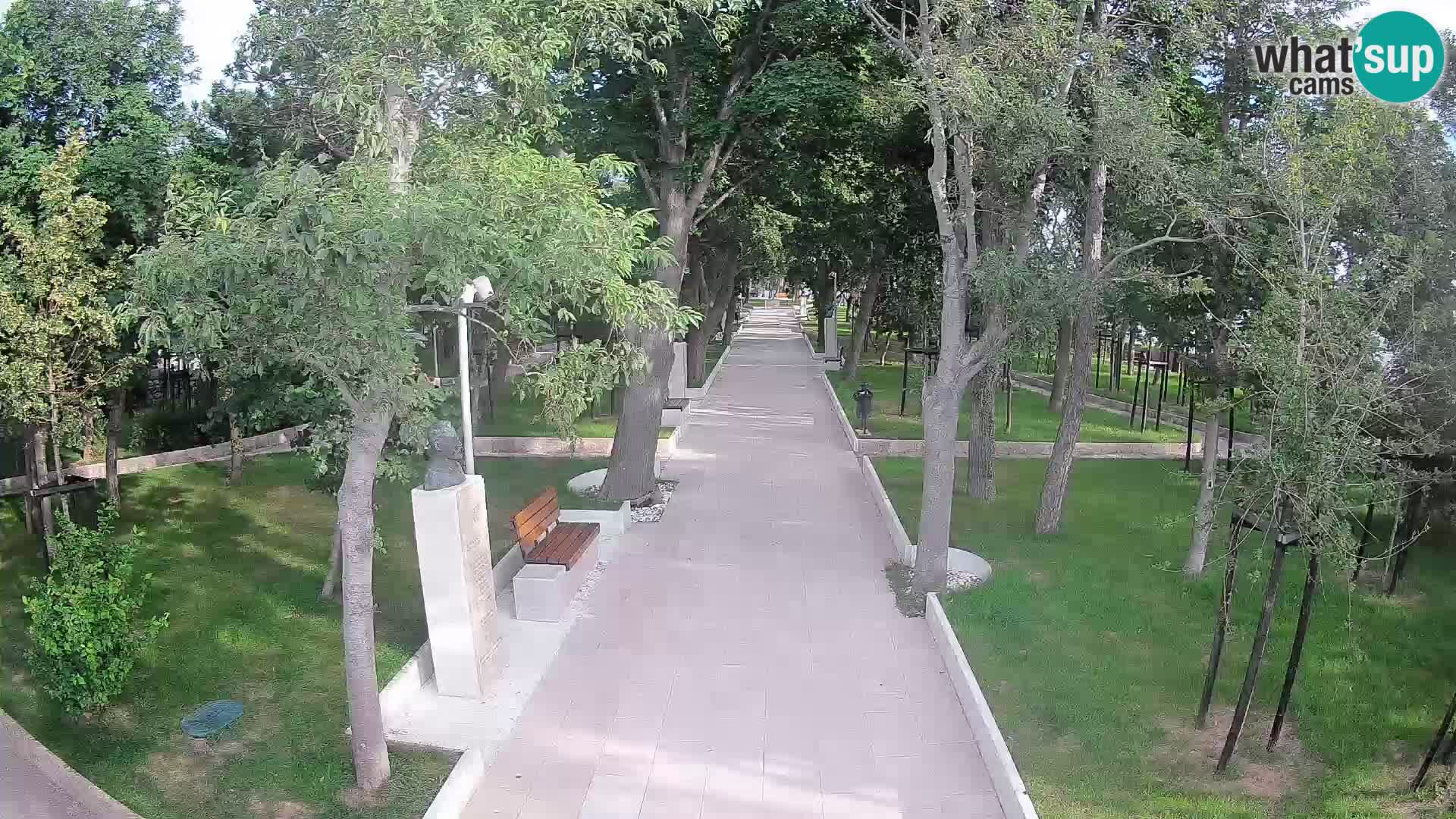 Writers’ Park Webcam Senj – Live by the Sea