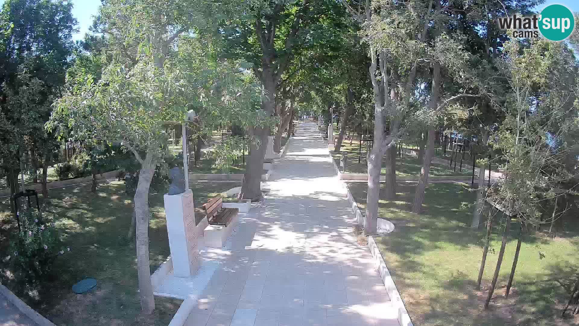 Webcam Schriftstellerpark Senj – Live am Meer
