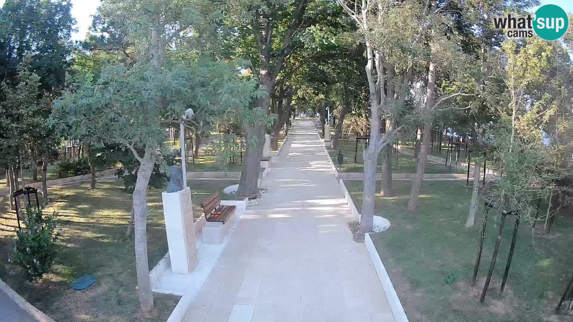 Writers’ Park Webcam Senj – Live by the Sea