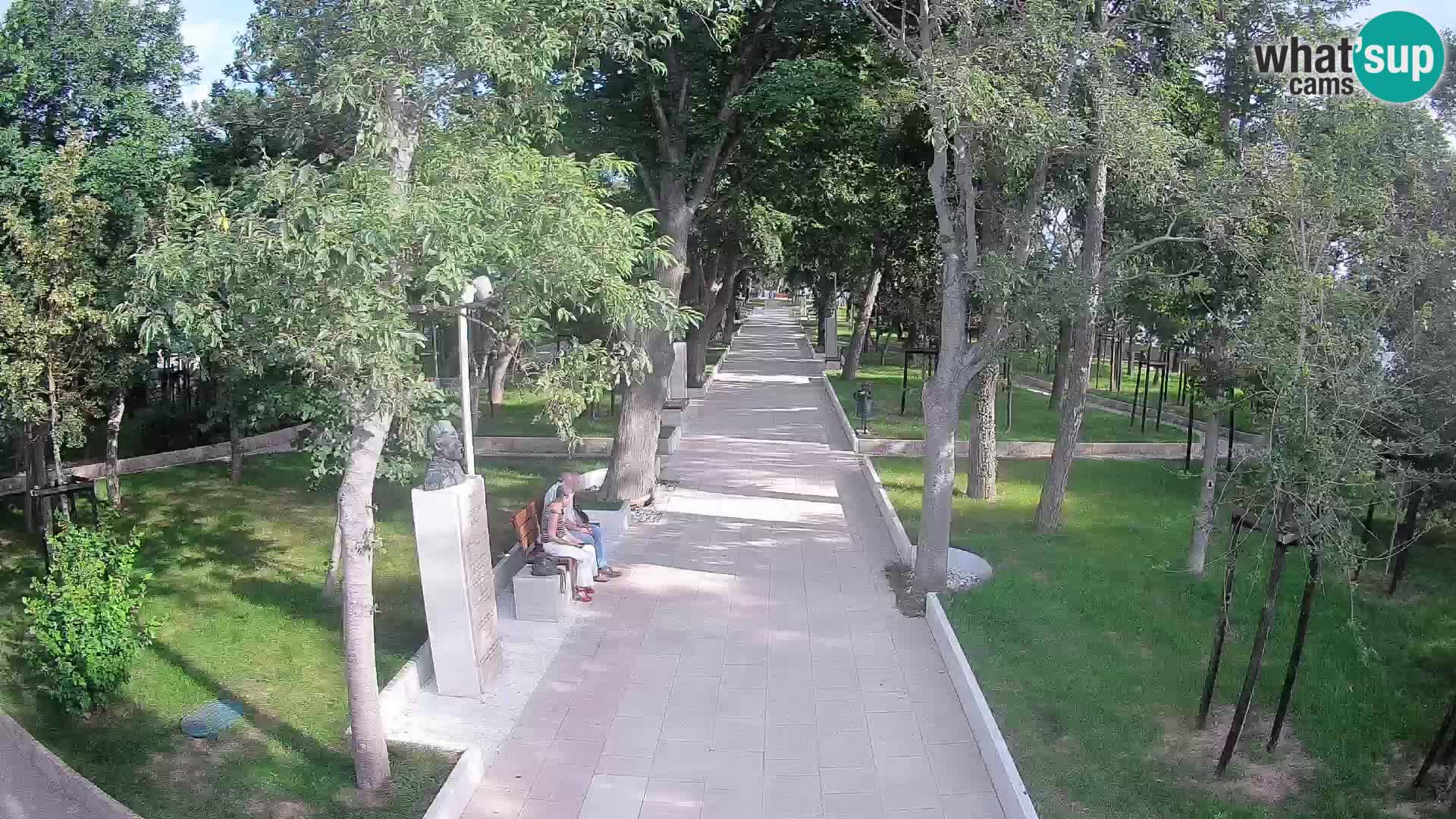 Webcam Schriftstellerpark Senj – Live am Meer