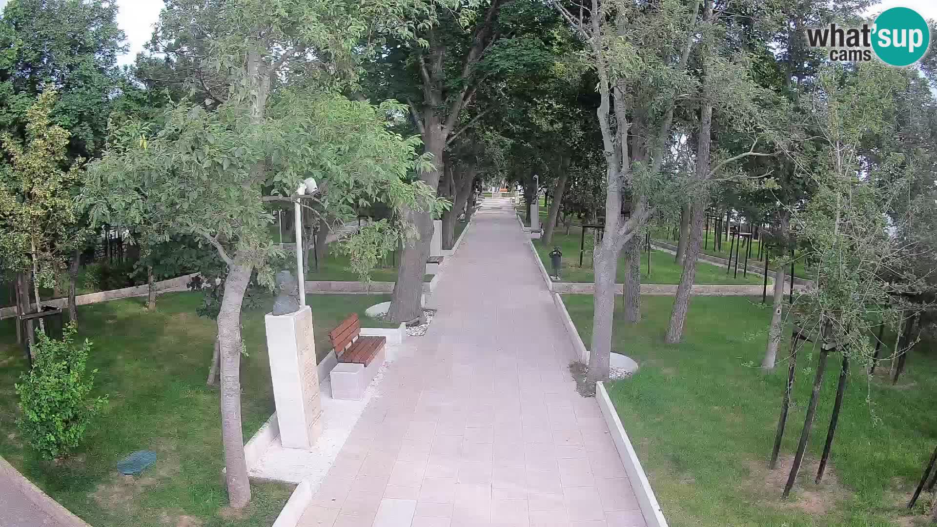 Webcam Schriftstellerpark Senj – Live am Meer