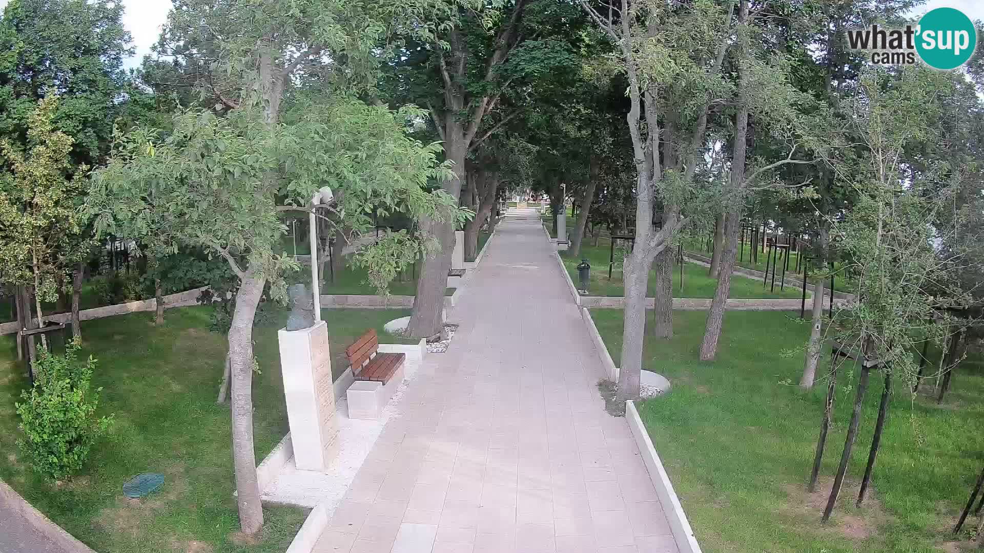 Writers’ Park Webcam Senj – Live by the Sea