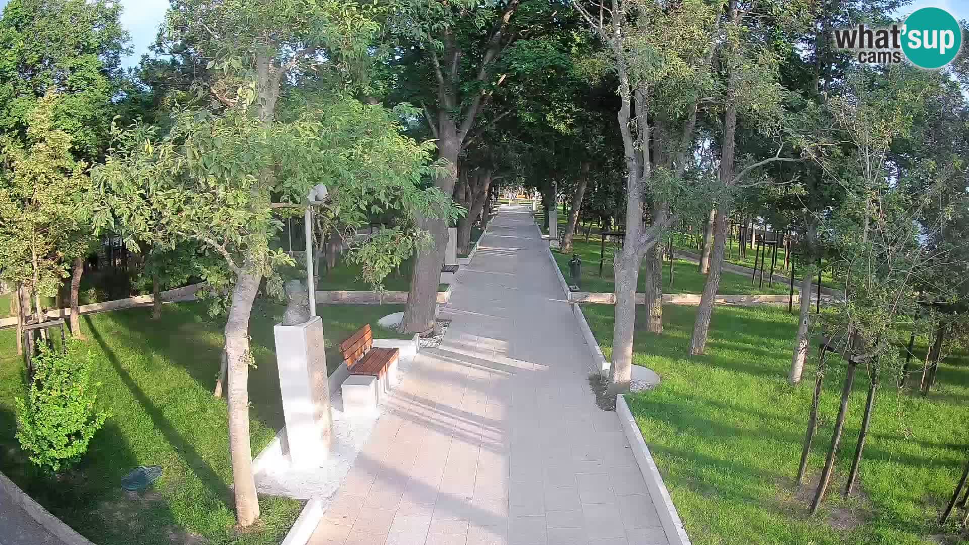 Webcam Schriftstellerpark Senj – Live am Meer