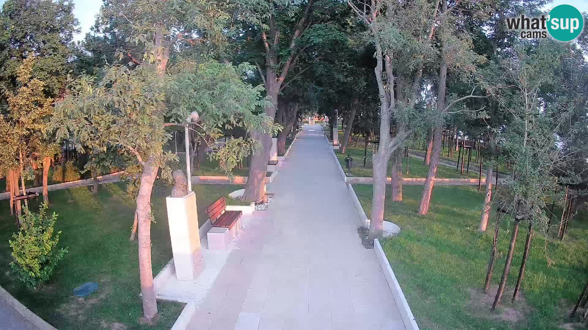 Writers’ Park Webcam Senj – Live by the Sea
