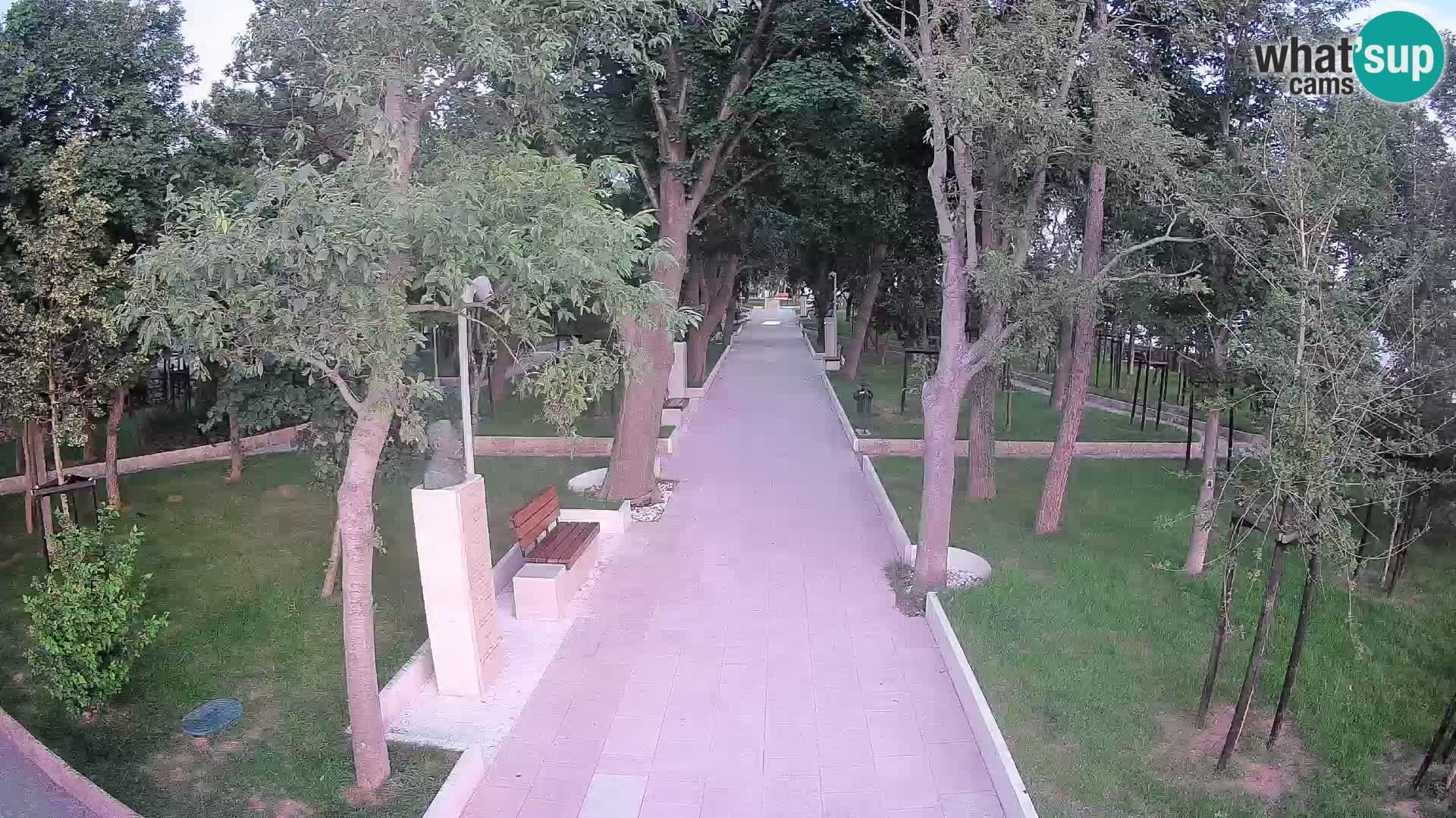 Writers’ Park Webcam Senj – Live by the Sea