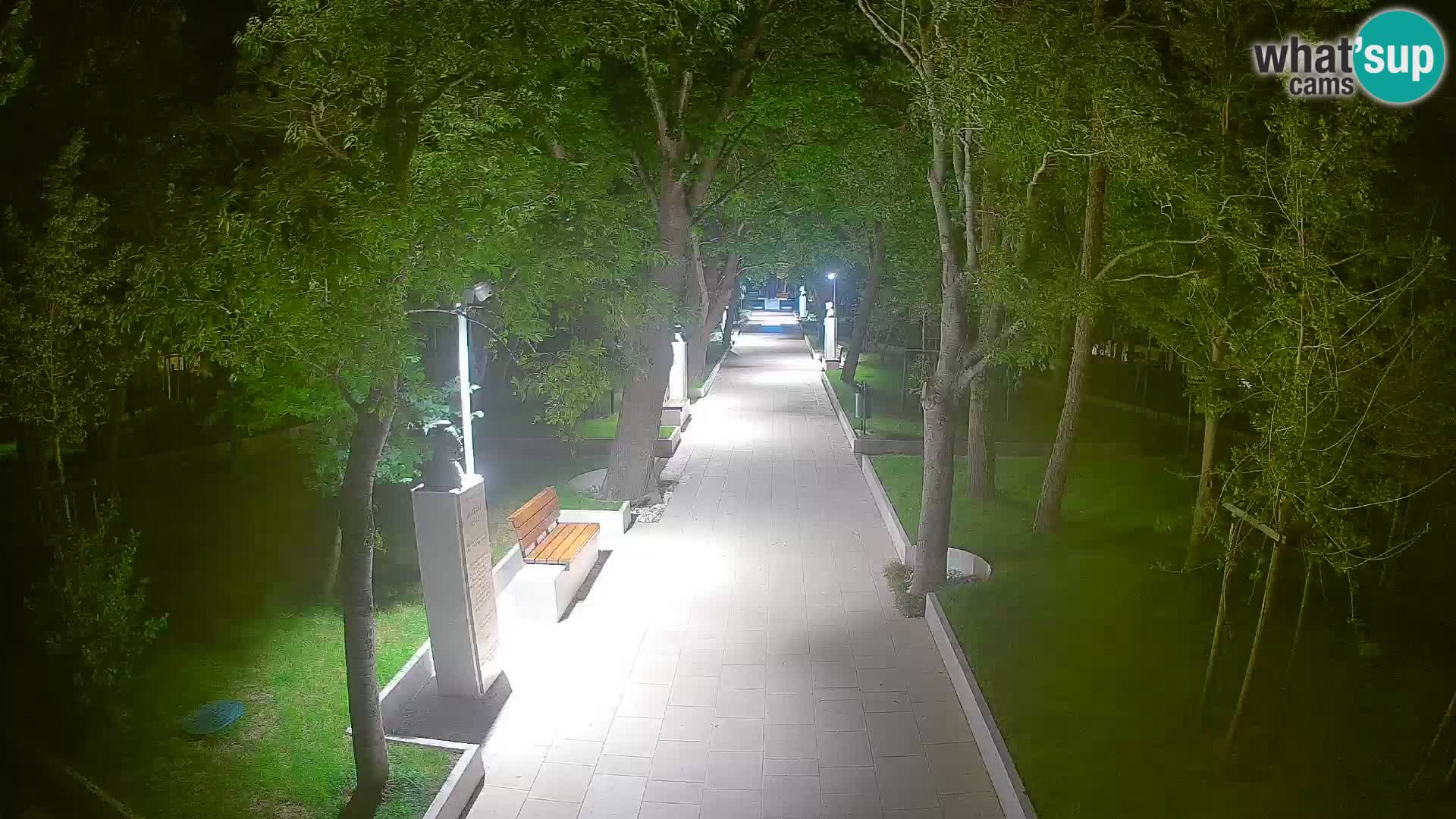 Writers’ Park Webcam Senj – Live by the Sea