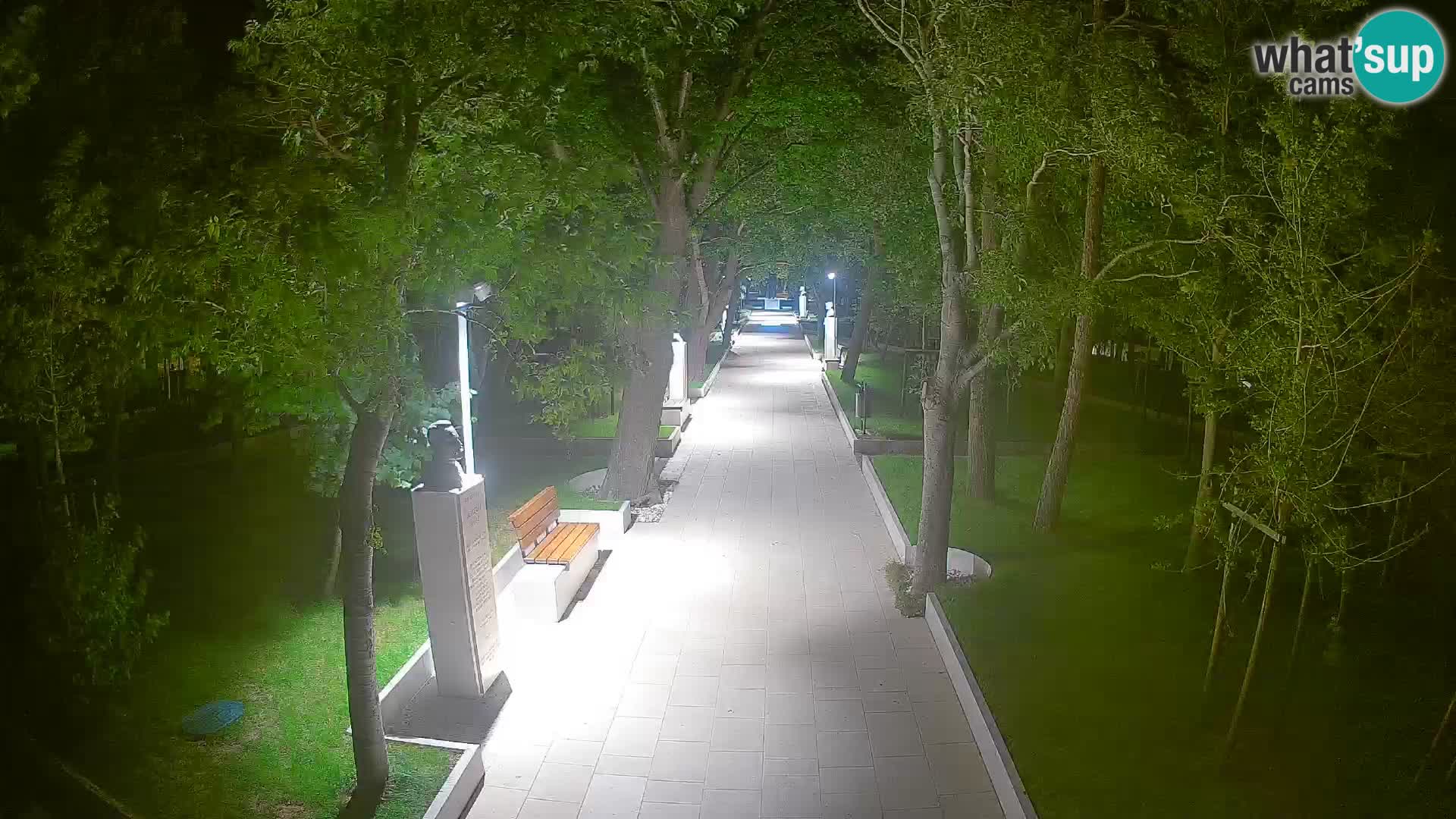 Writers’ Park Webcam Senj – Live by the Sea