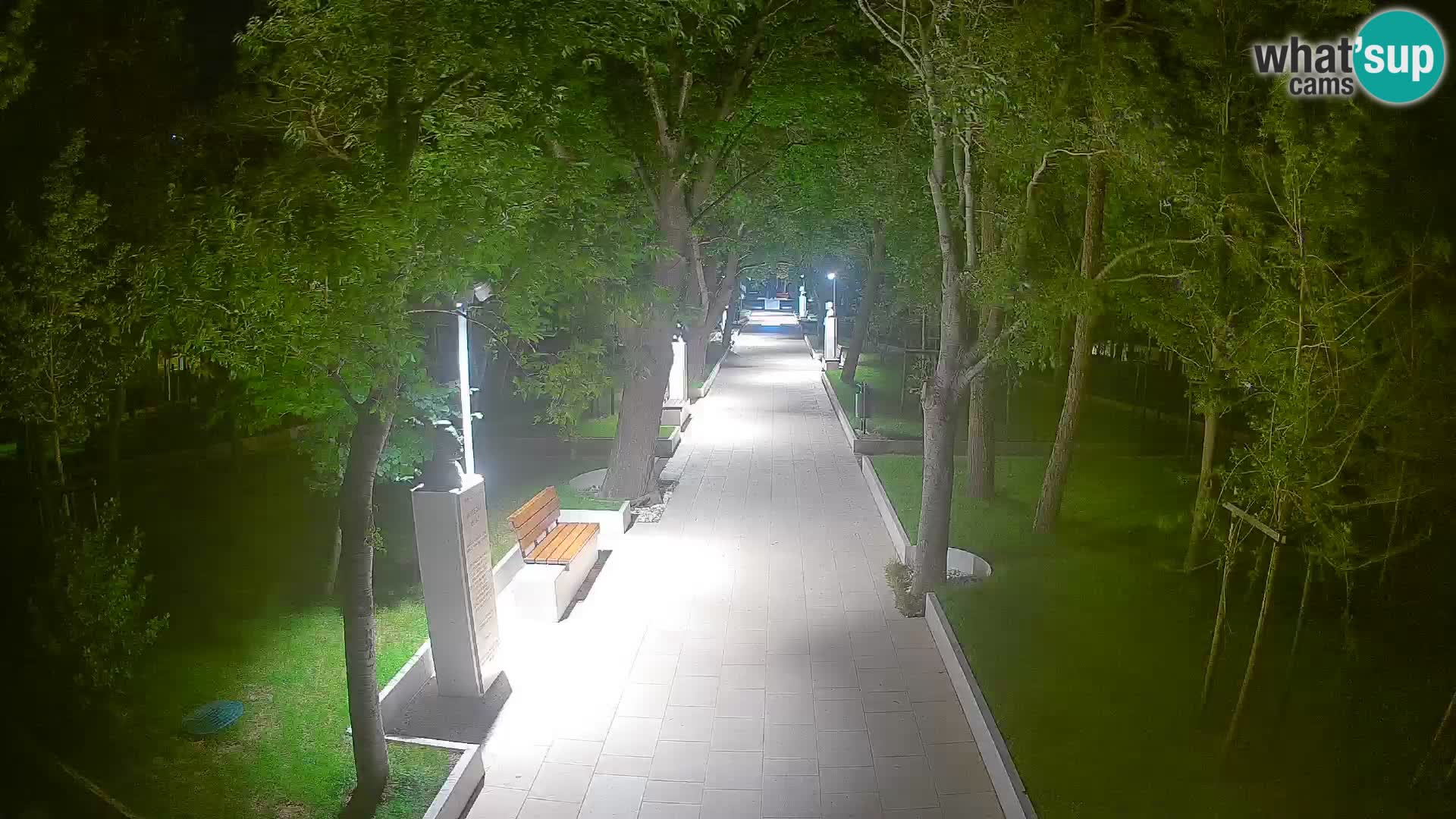 Writers’ Park Webcam Senj – Live by the Sea