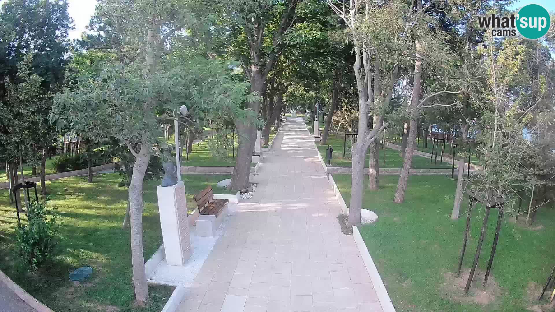 Webcam Schriftstellerpark Senj – Live am Meer