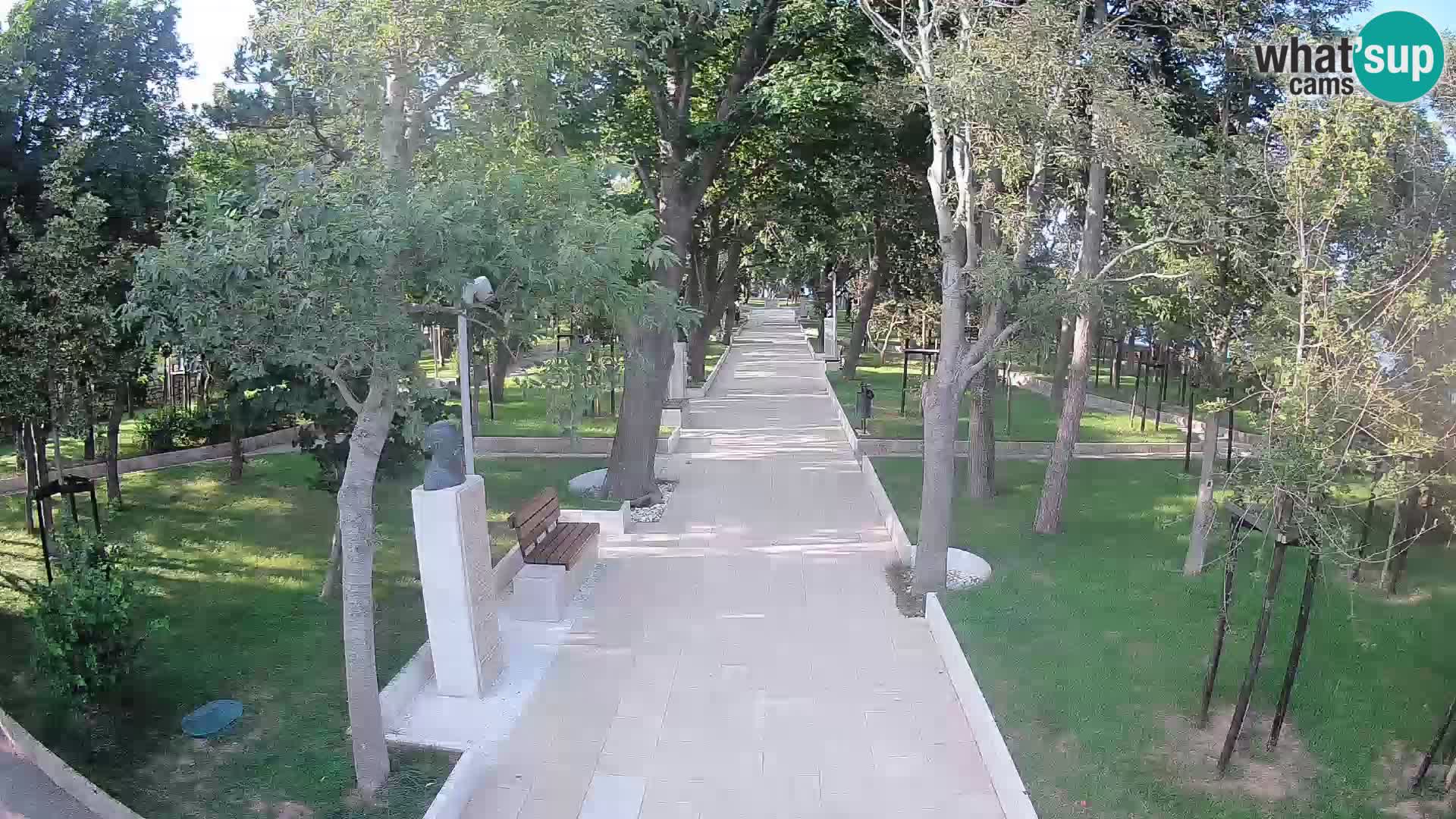 Writers’ Park Webcam Senj – Live by the Sea