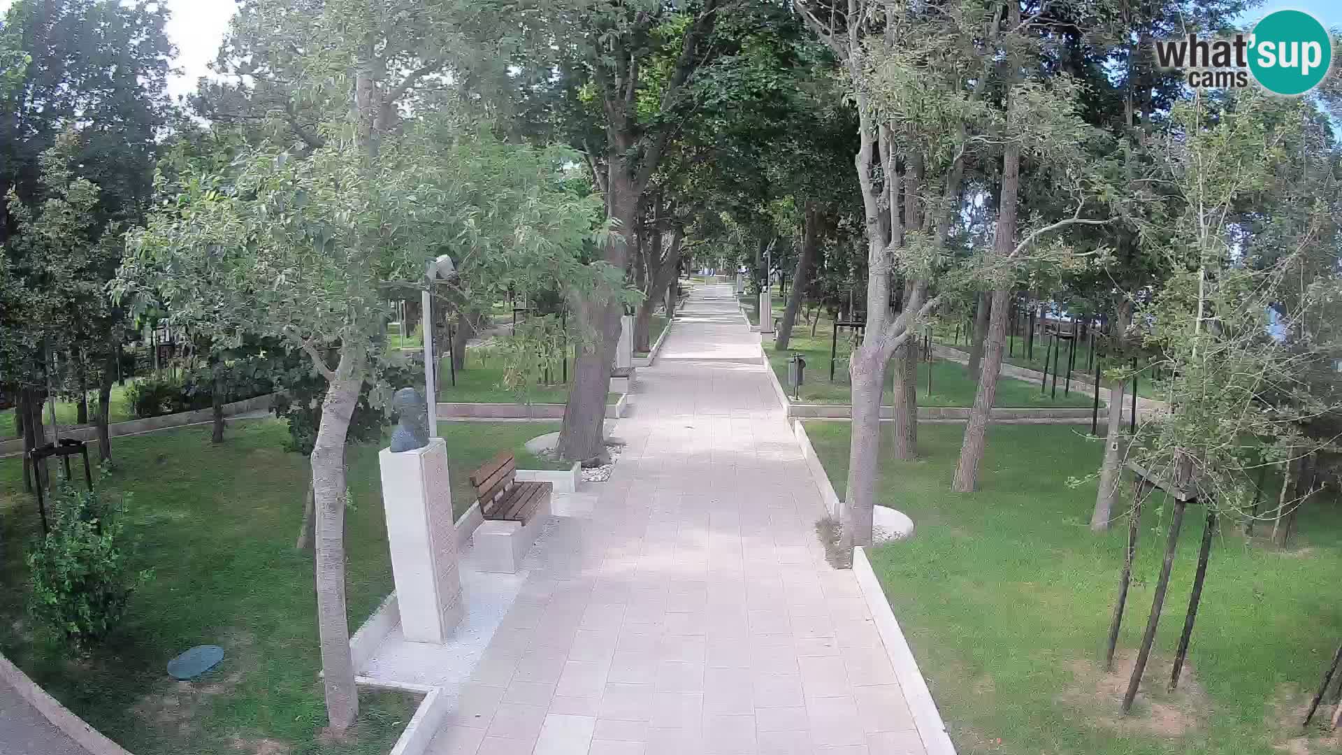 Writers’ Park Webcam Senj – Live by the Sea