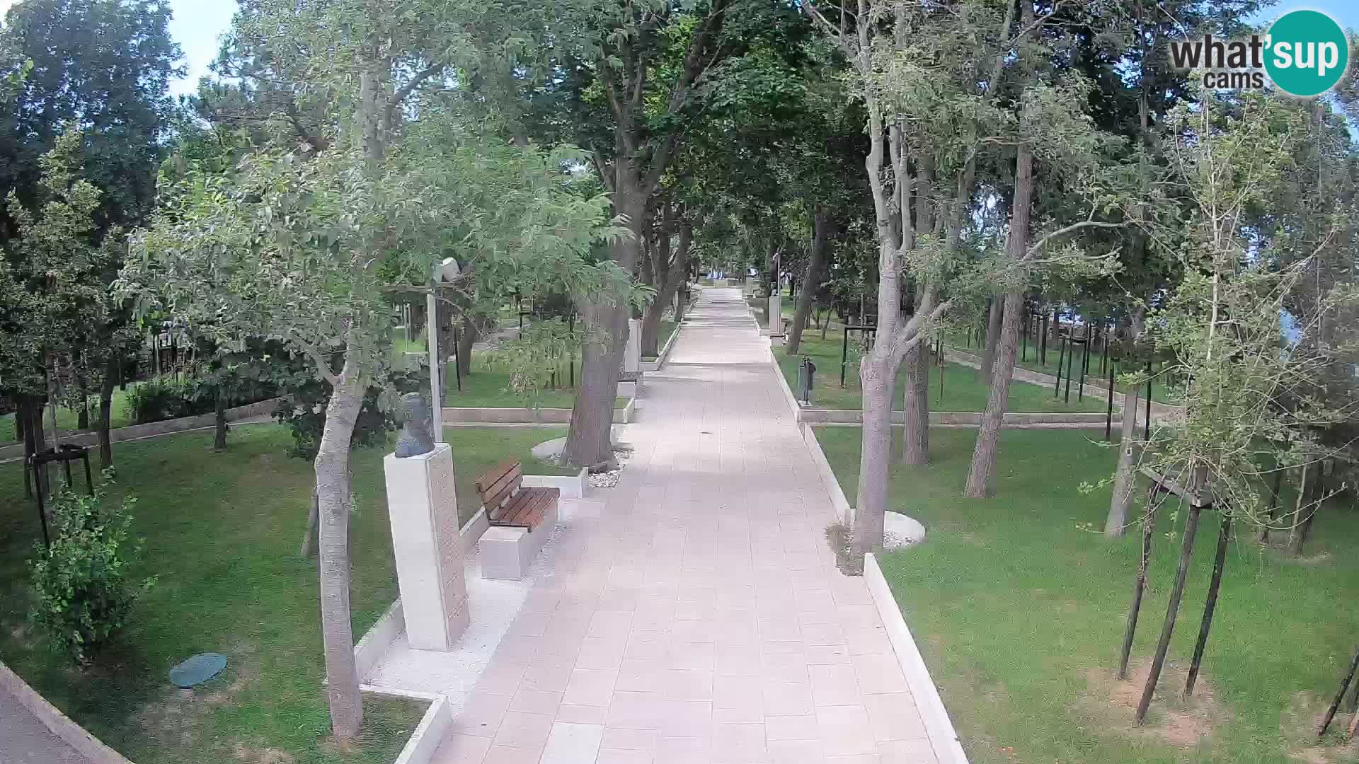 Writers’ Park Webcam Senj – Live by the Sea