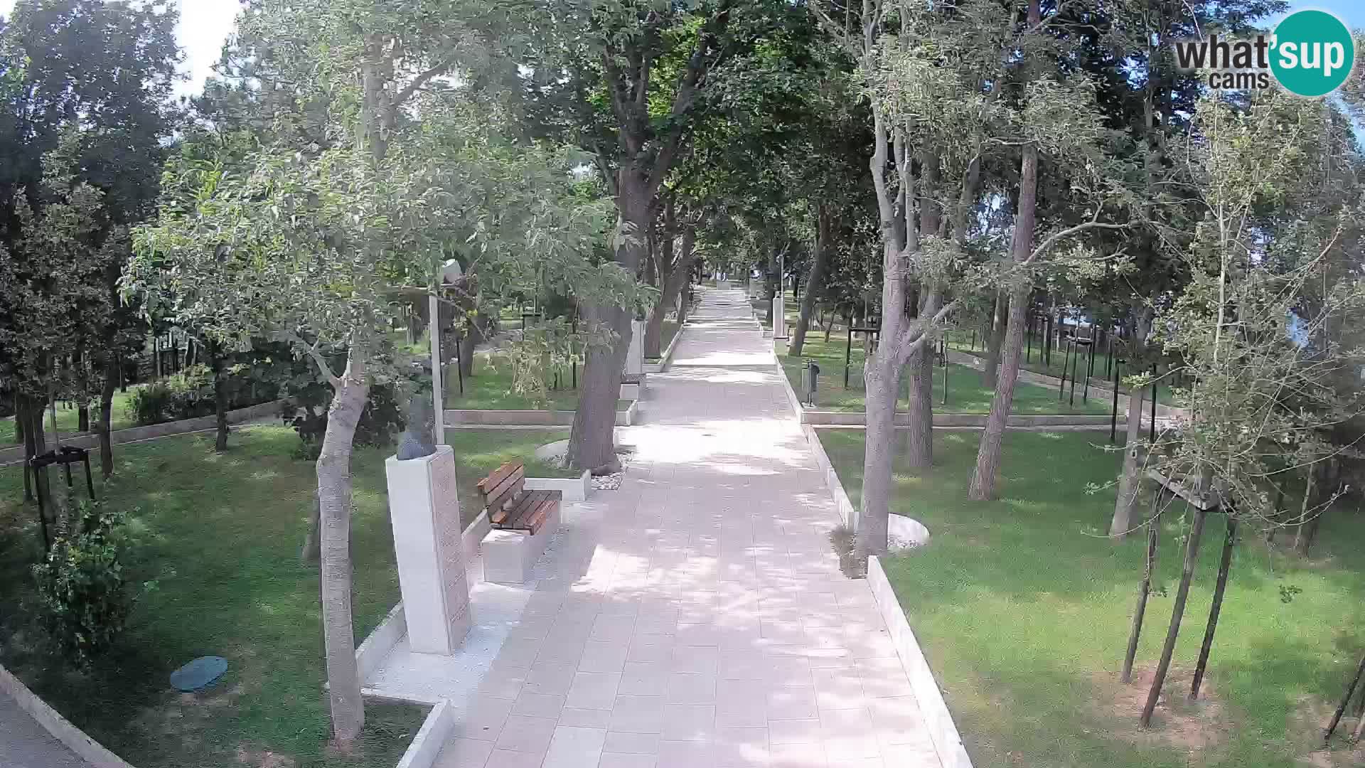 Webcam Schriftstellerpark Senj – Live am Meer