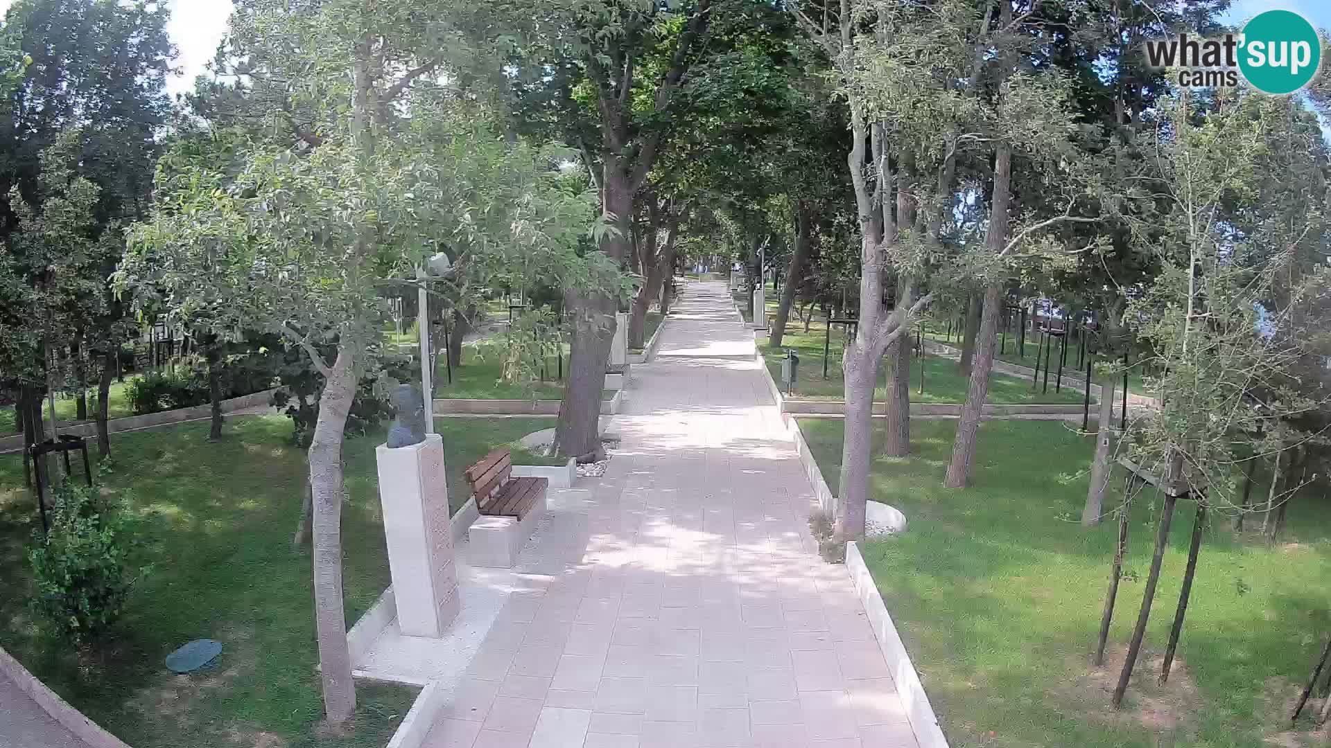 Writers’ Park Webcam Senj – Live by the Sea