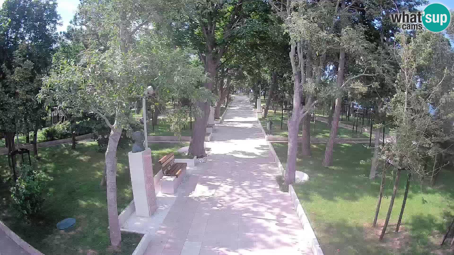 Writers’ Park Webcam Senj – Live by the Sea