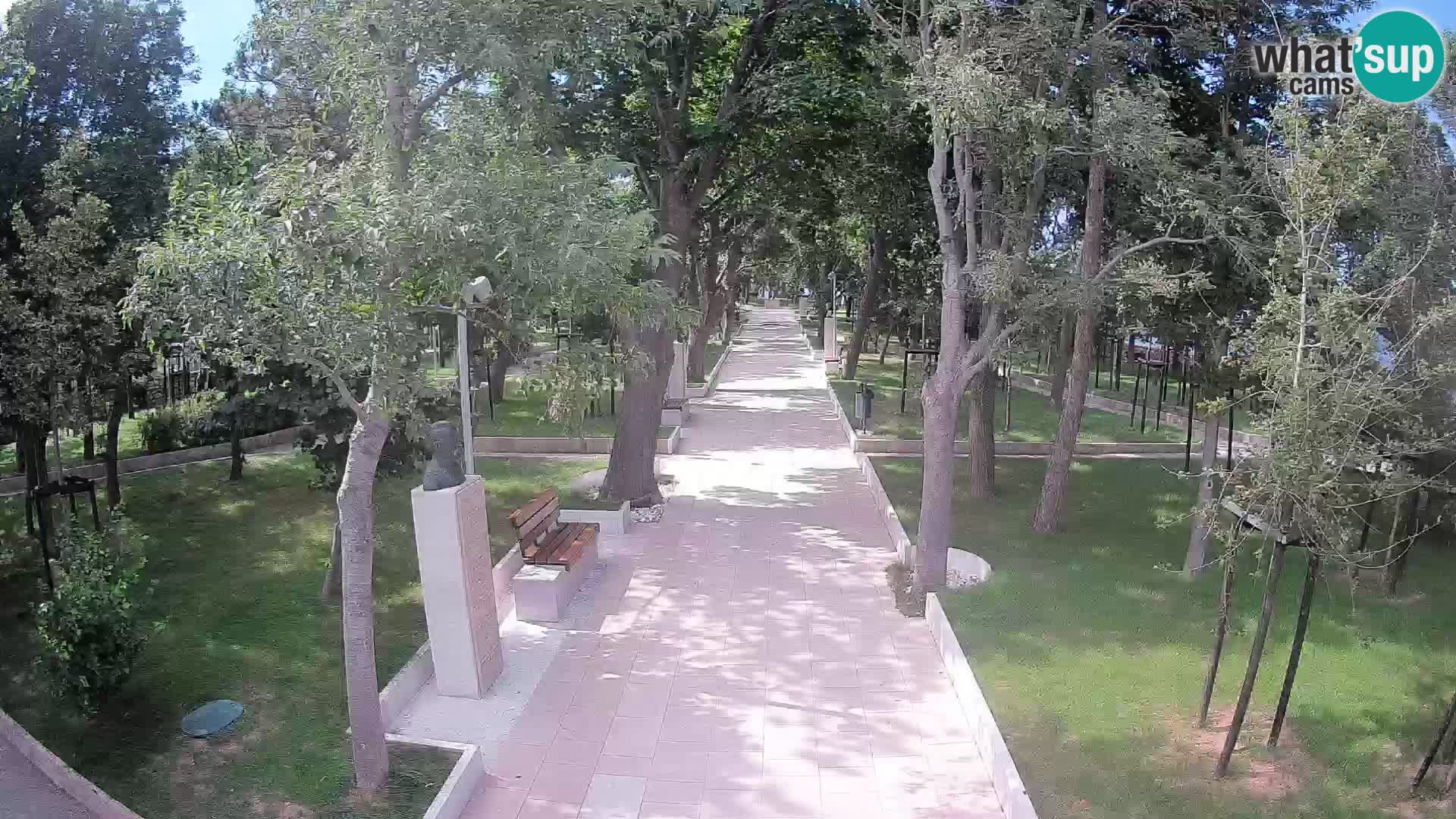 Webcam Schriftstellerpark Senj – Live am Meer