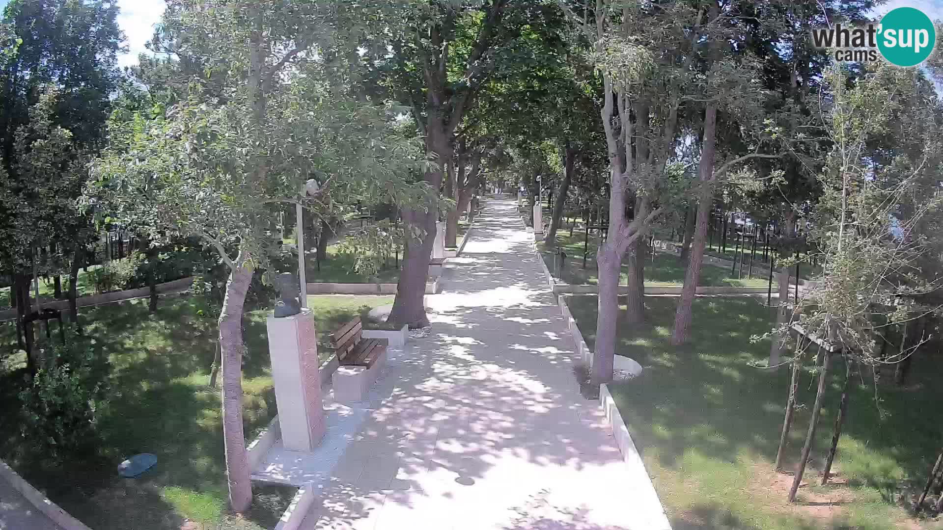Writers’ Park Webcam Senj – Live by the Sea