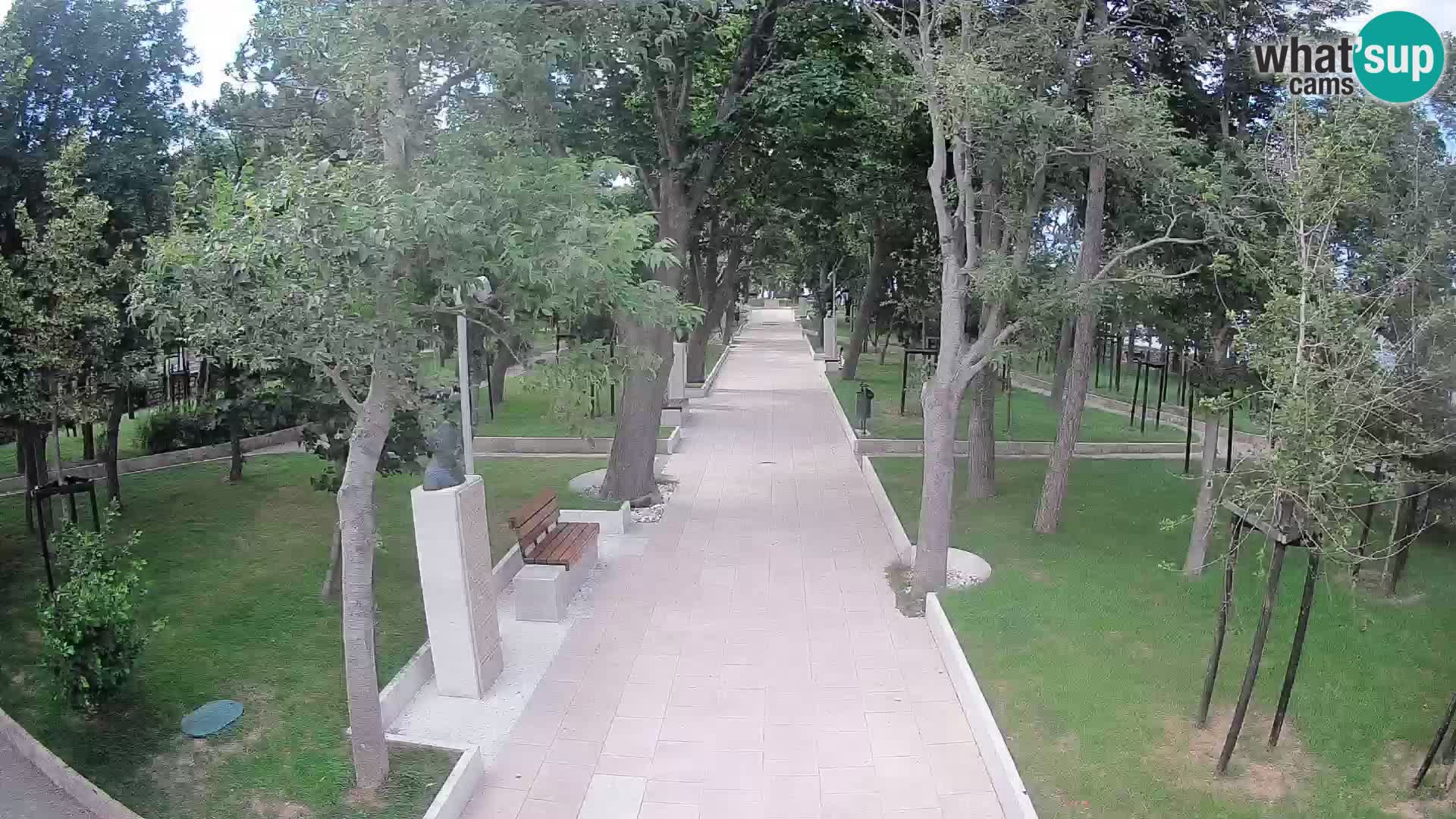 Webcam Schriftstellerpark Senj – Live am Meer