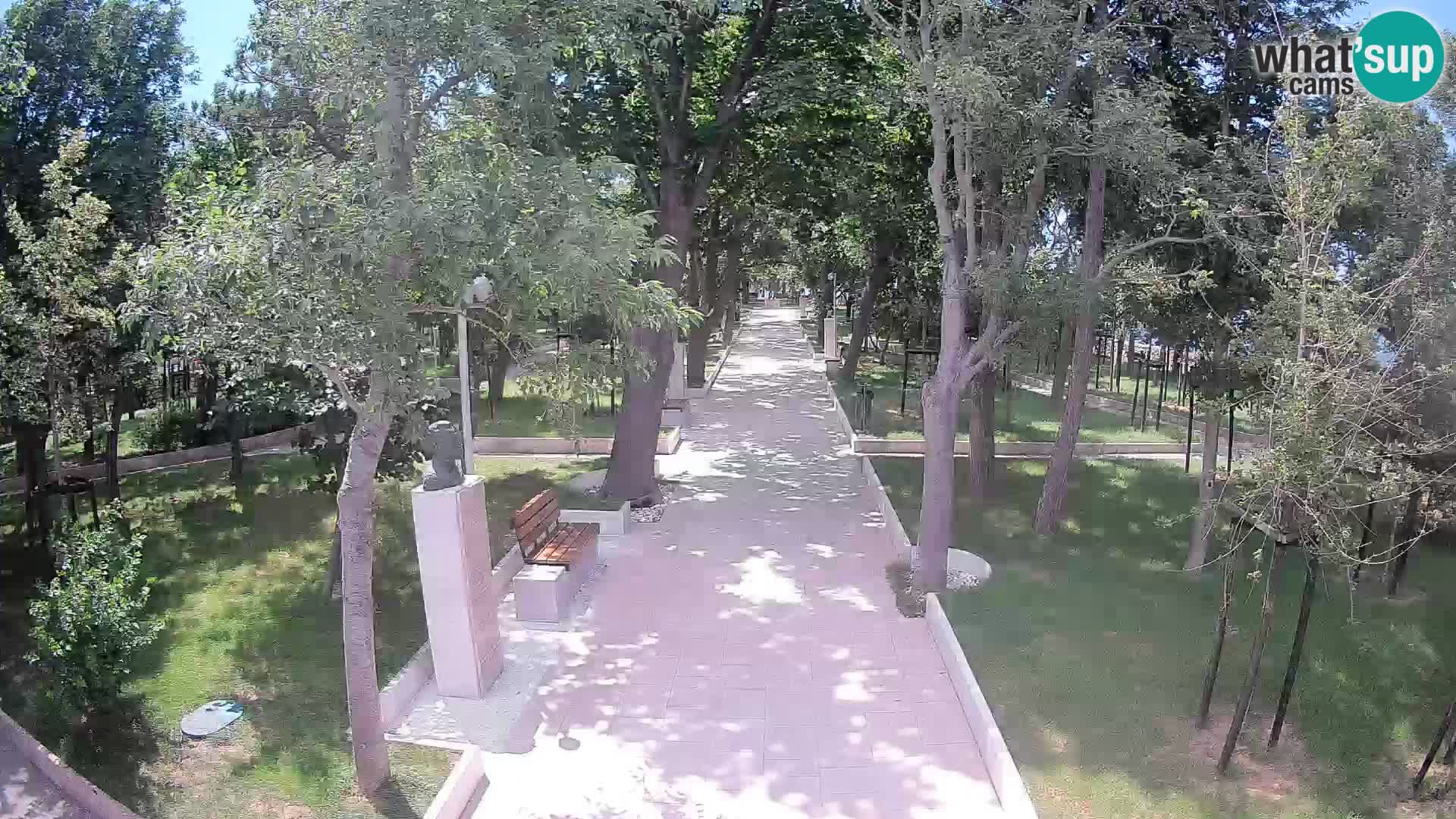 Writers’ Park Webcam Senj – Live by the Sea