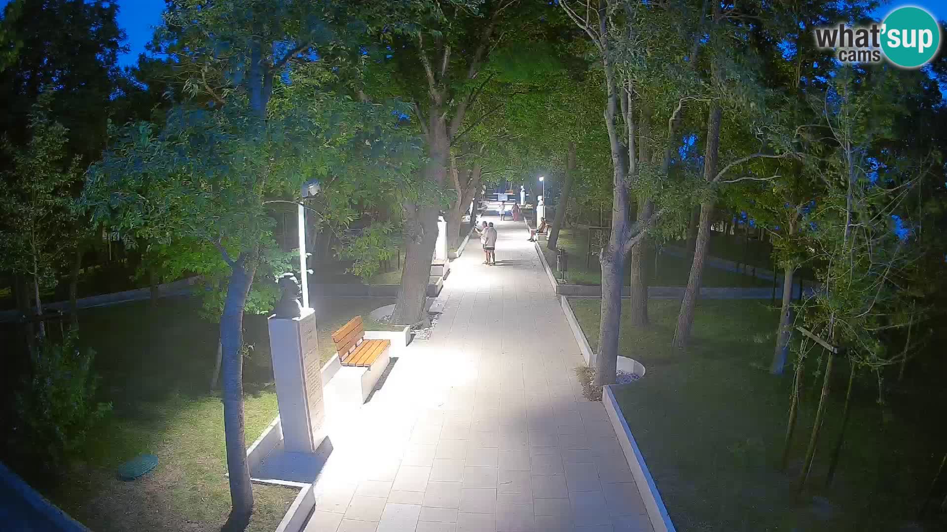 Writers’ Park Webcam Senj – Live by the Sea