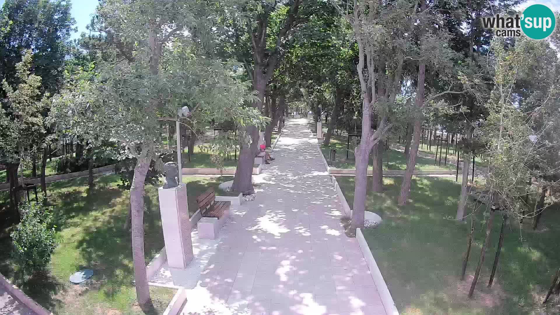 Writers’ Park Webcam Senj – Live by the Sea