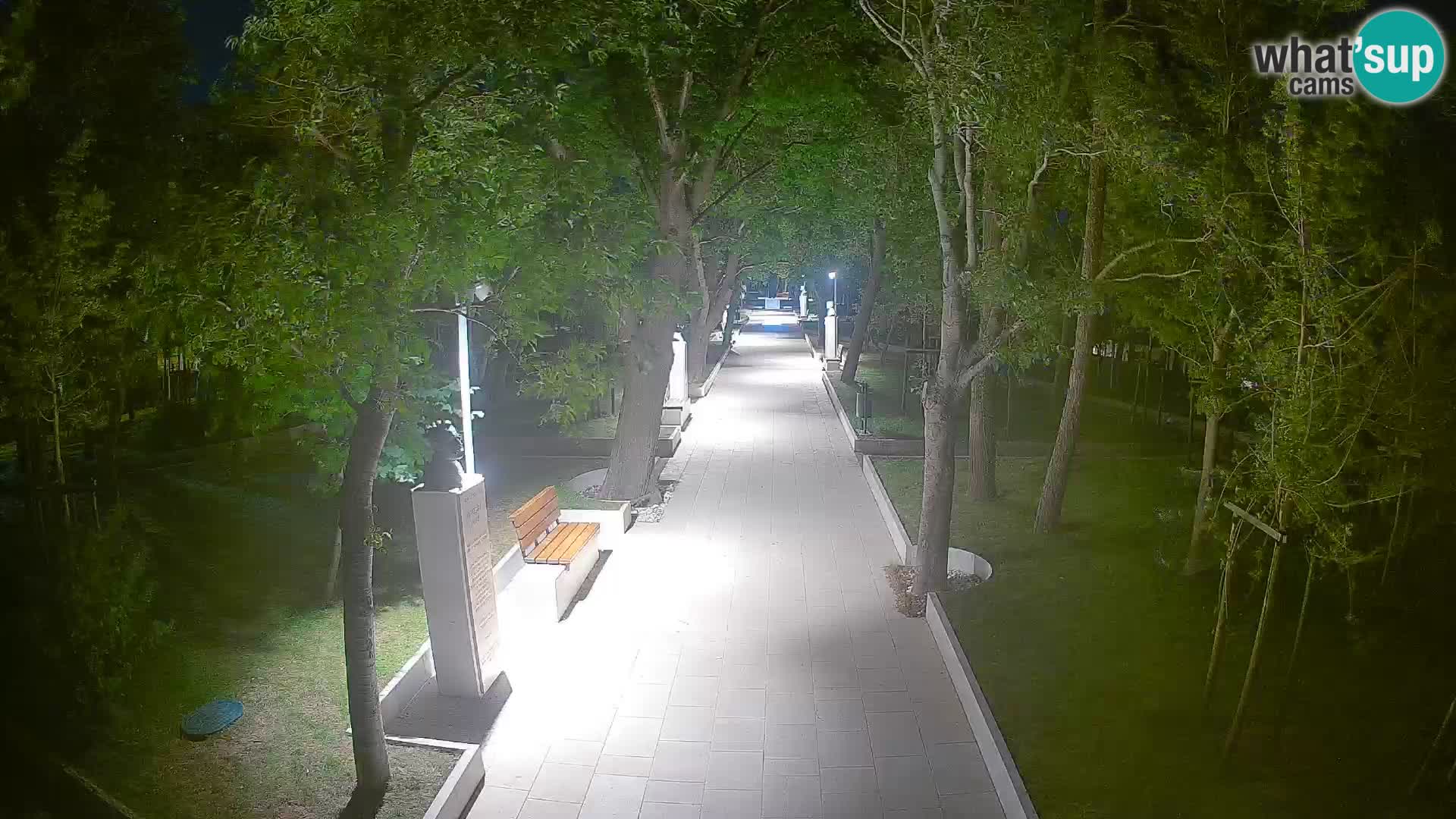 Webcam Schriftstellerpark Senj – Live am Meer
