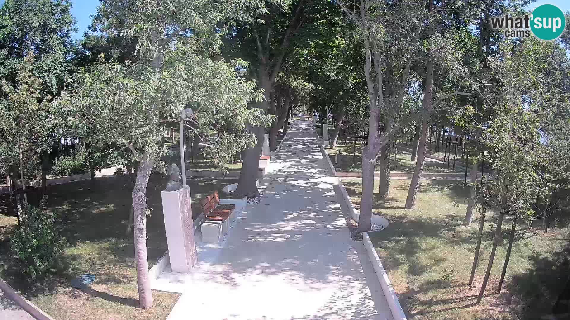 Writers’ Park Webcam Senj – Live by the Sea