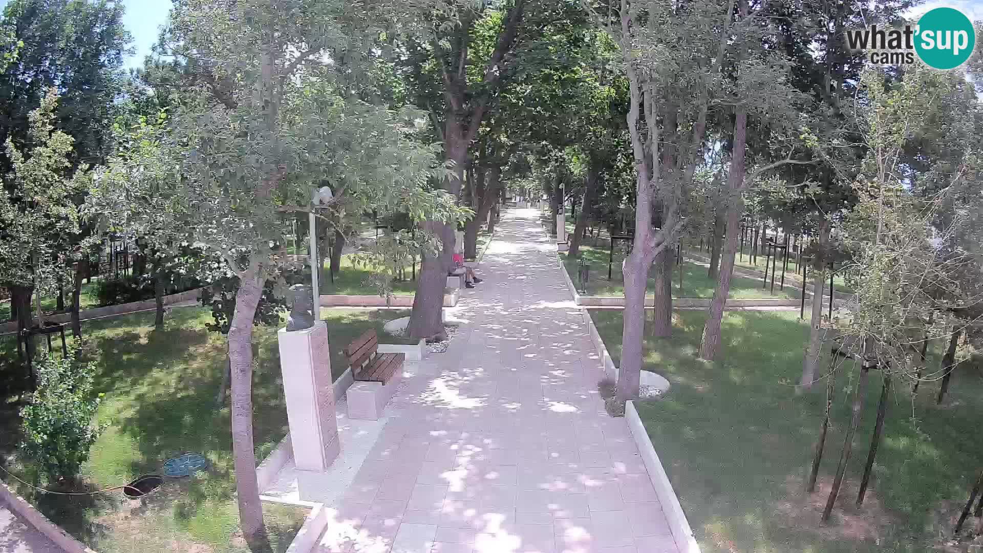 Writers’ Park Webcam Senj – Live by the Sea