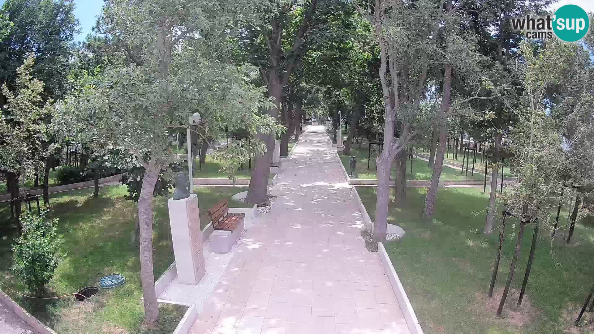 Writers’ Park Webcam Senj – Live by the Sea