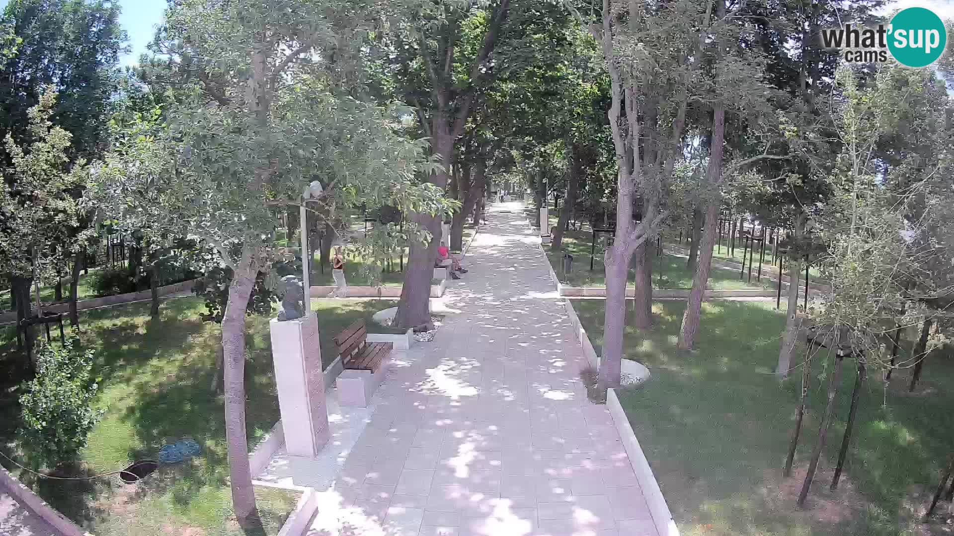 Writers’ Park Webcam Senj – Live by the Sea