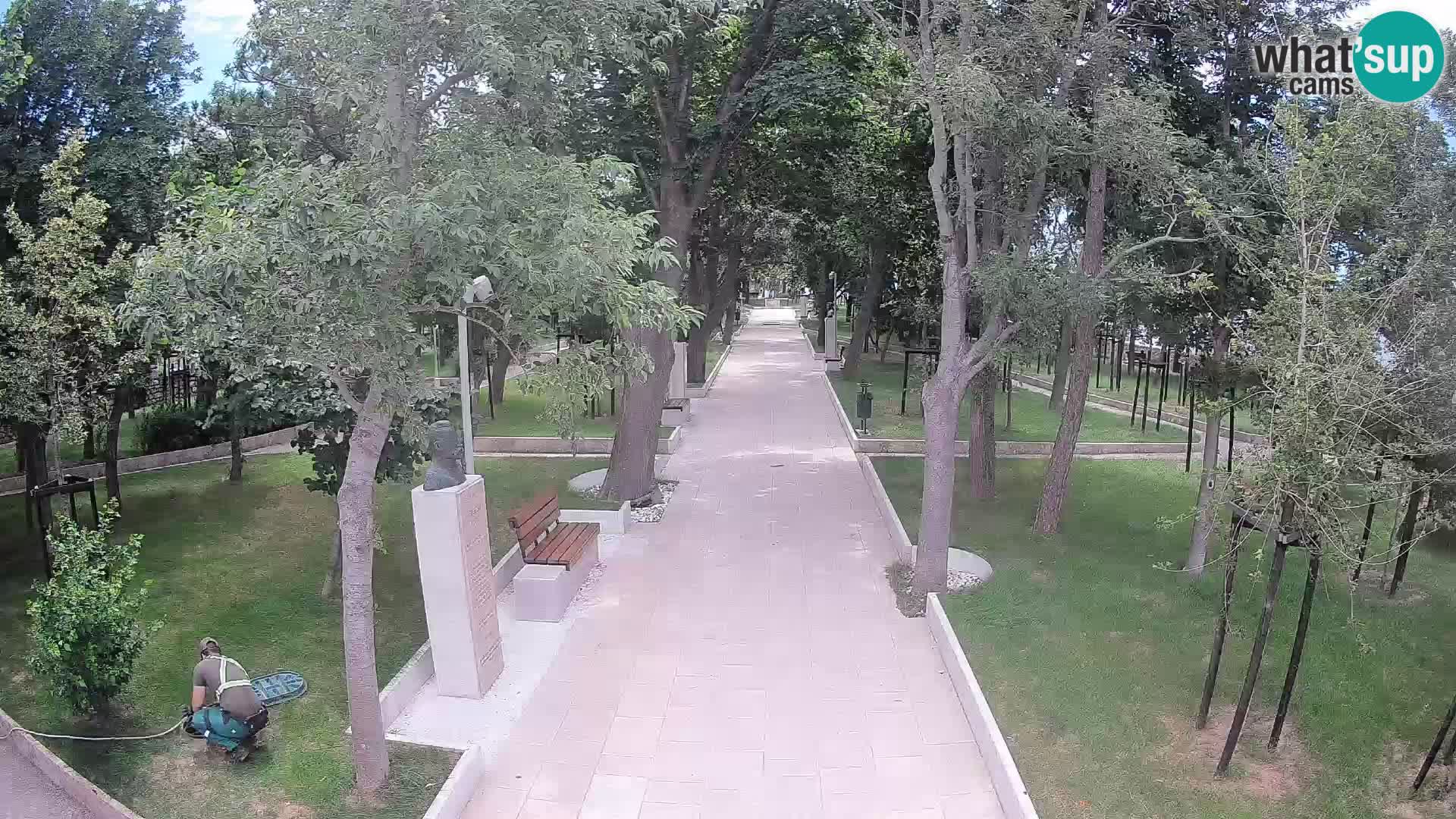 Writers’ Park Webcam Senj – Live by the Sea
