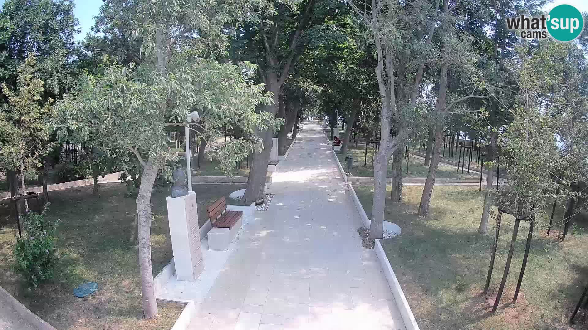 Writers’ Park Webcam Senj – Live by the Sea