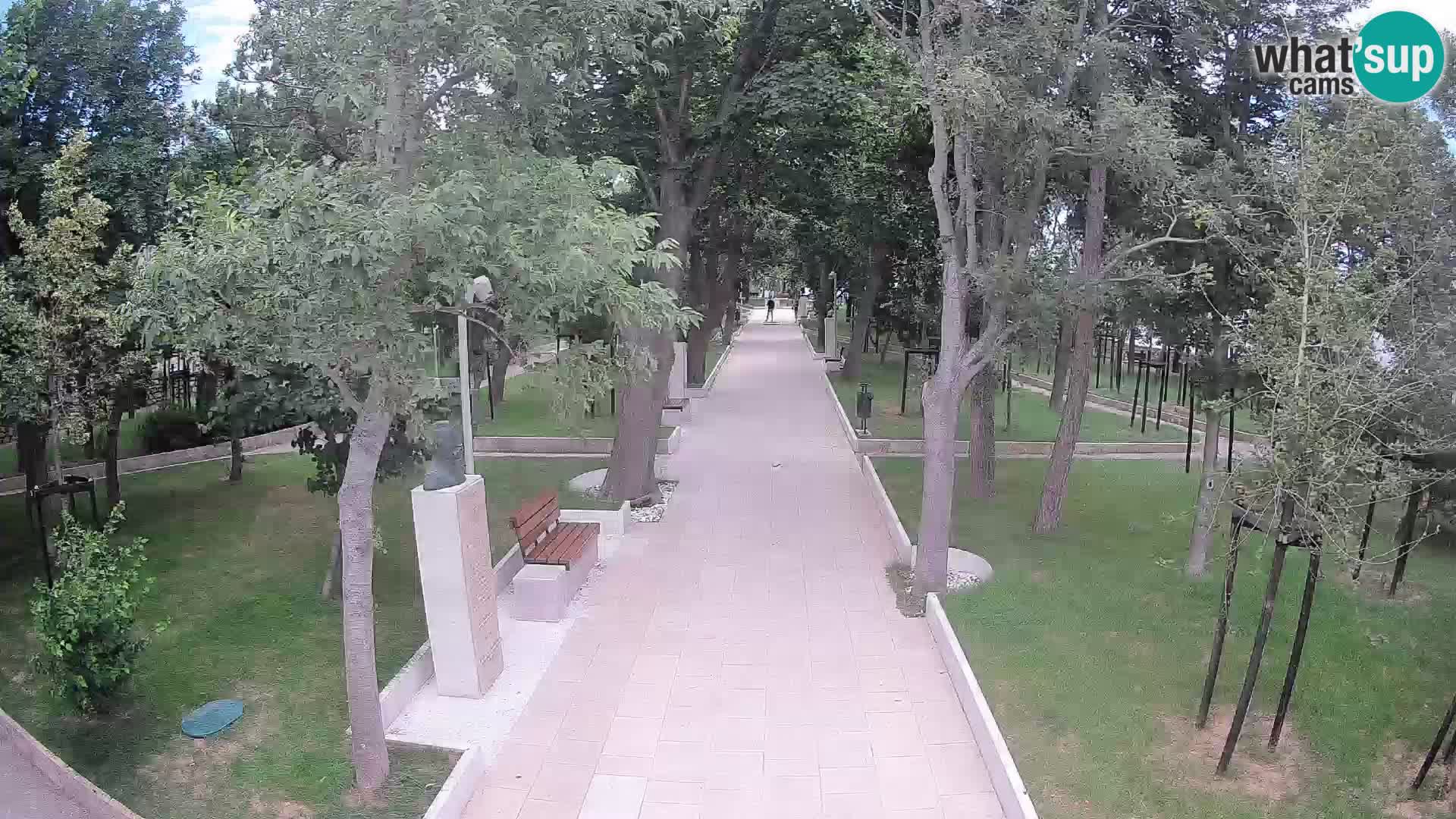 Writers’ Park Webcam Senj – Live by the Sea