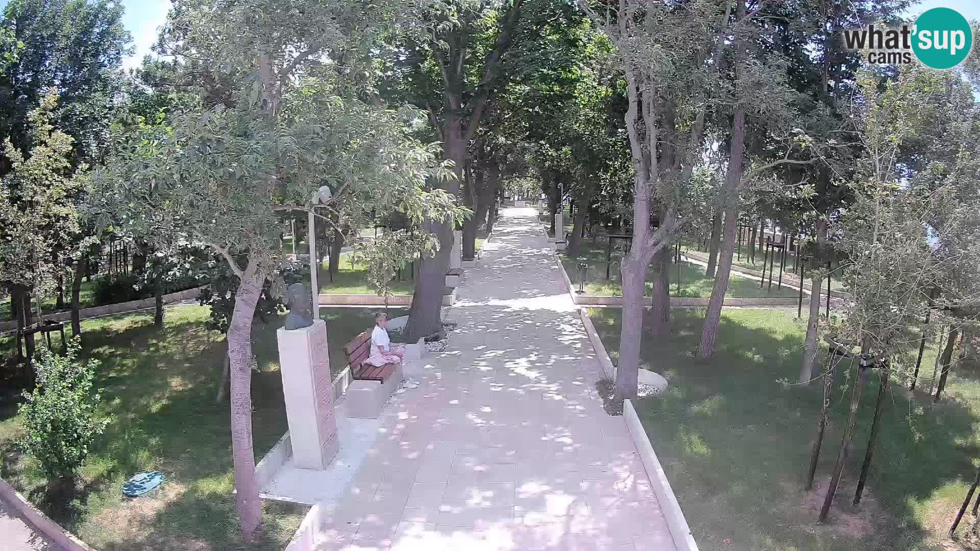 Webcam Schriftstellerpark Senj – Live am Meer